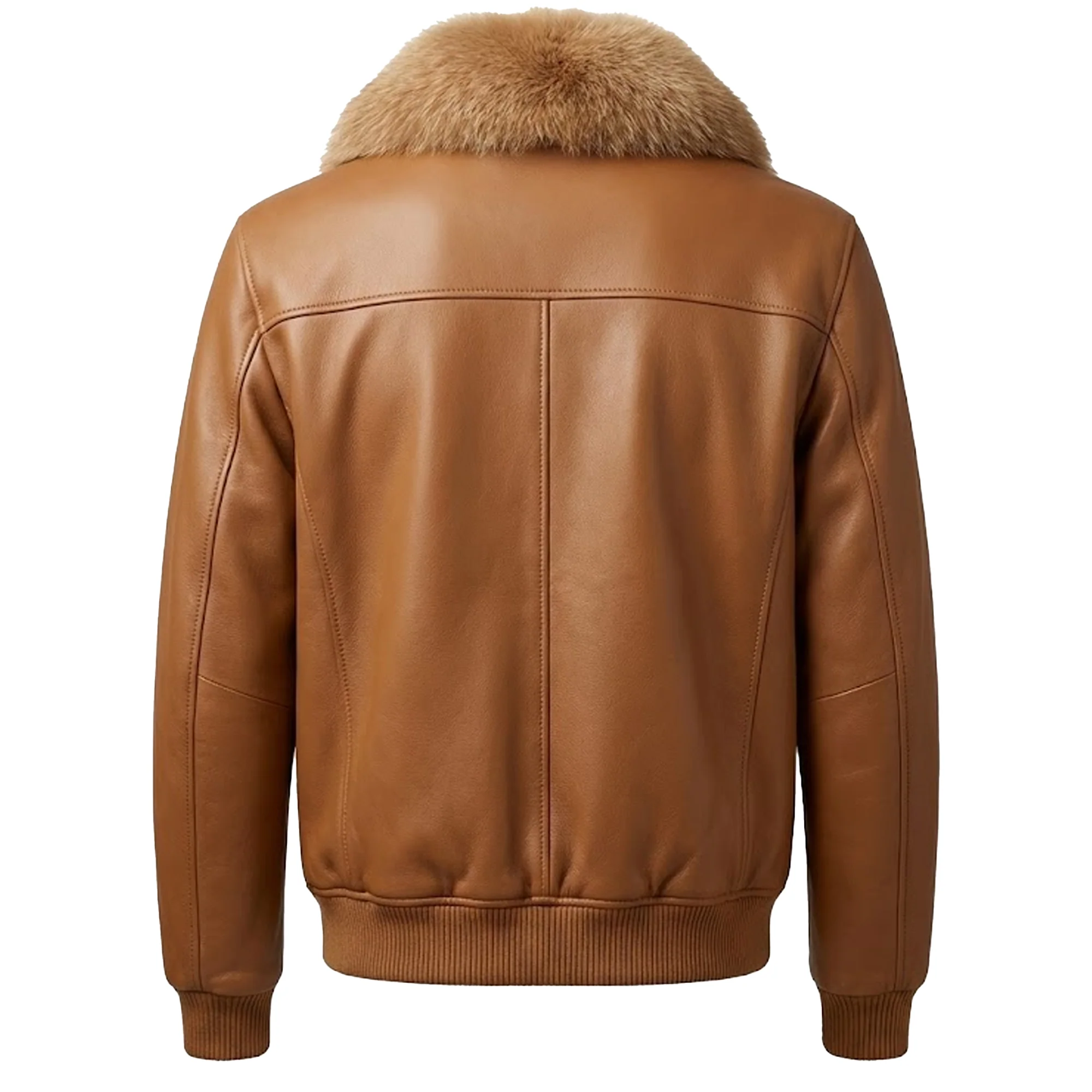 21495 Men's Cognac Shearling - Image 3