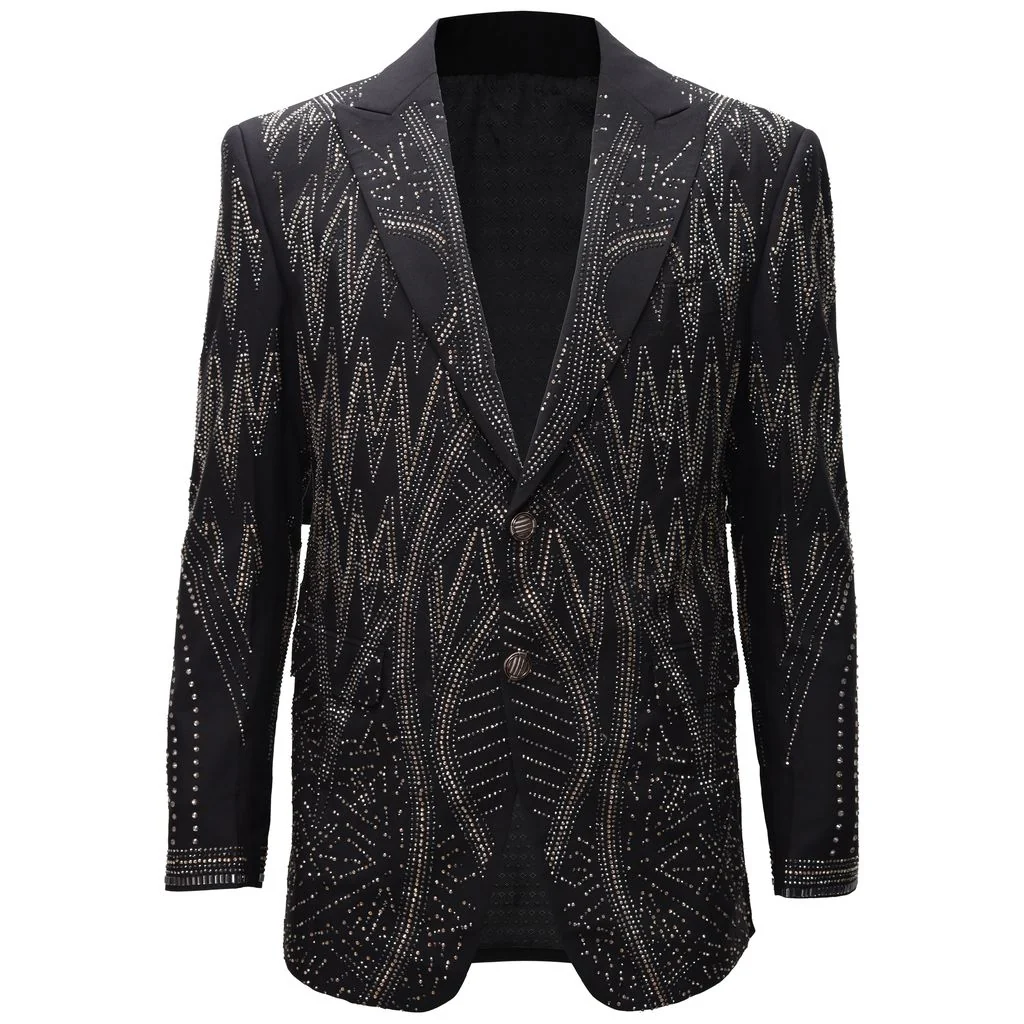 Abstract Aura Blazer BLACK/MULTI