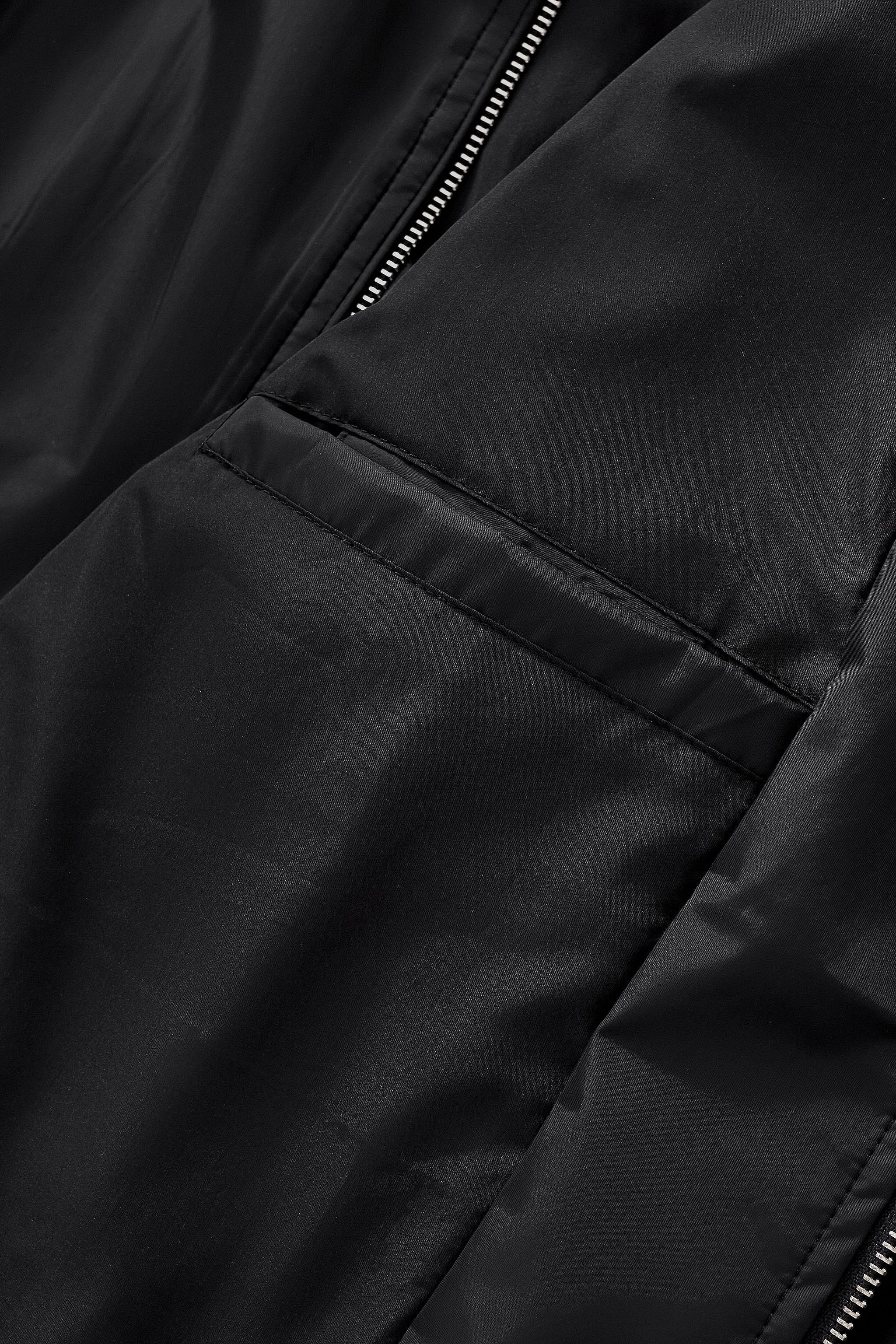 AeroLite Nylon Zip Jacket BLACK - Image 6