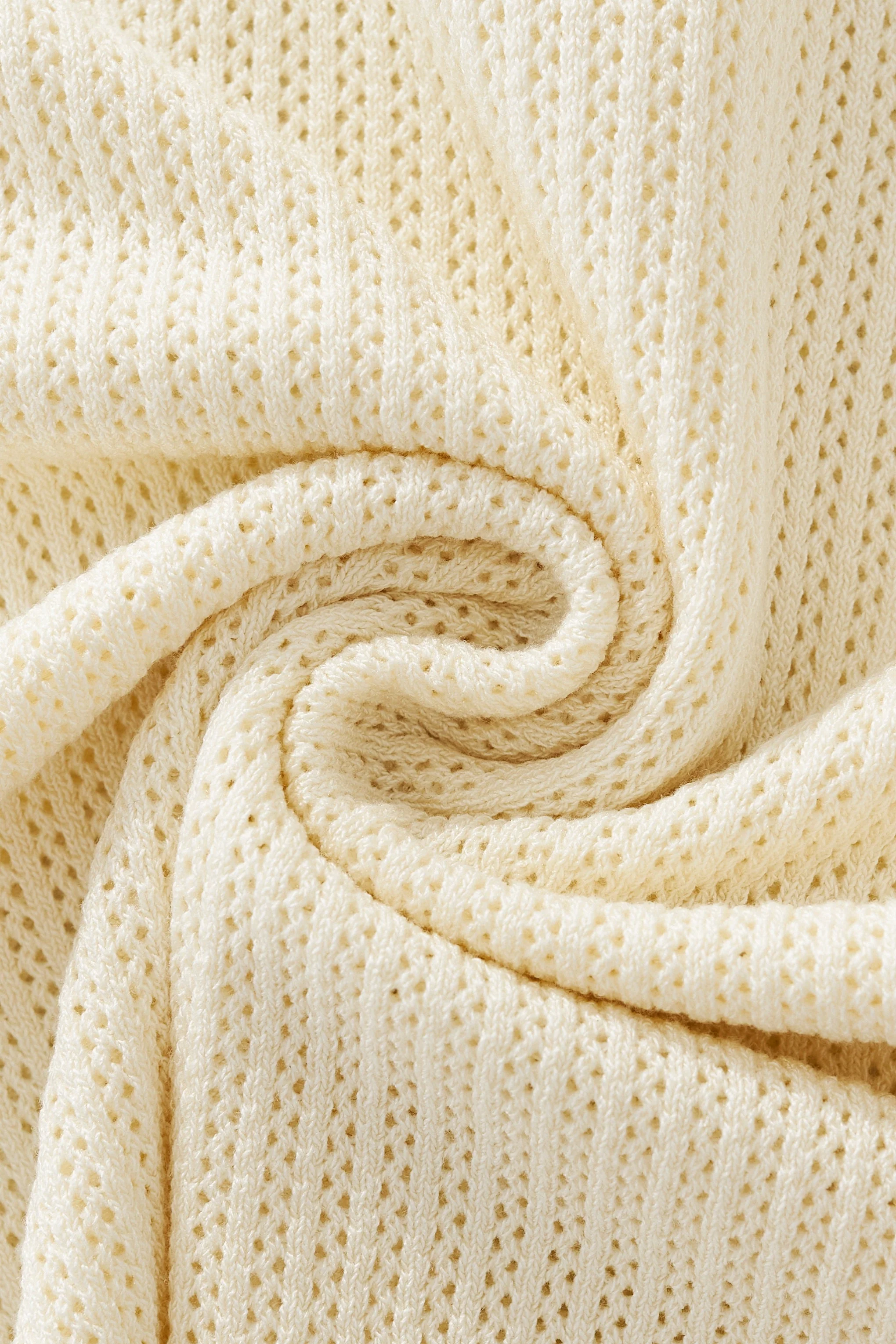 AirFlex Mesh Knit Polo IVORY - Image 7