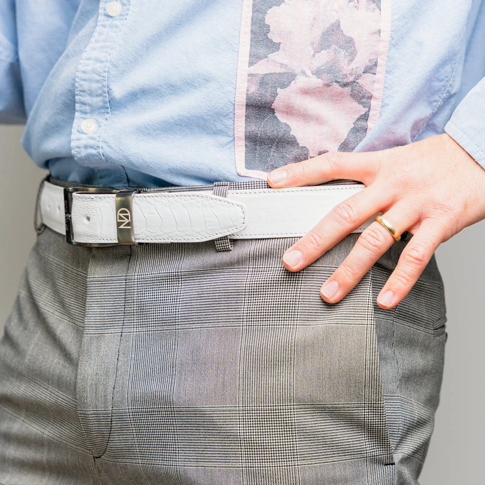 Marco Di Milano Alessio Belt White - Image 6