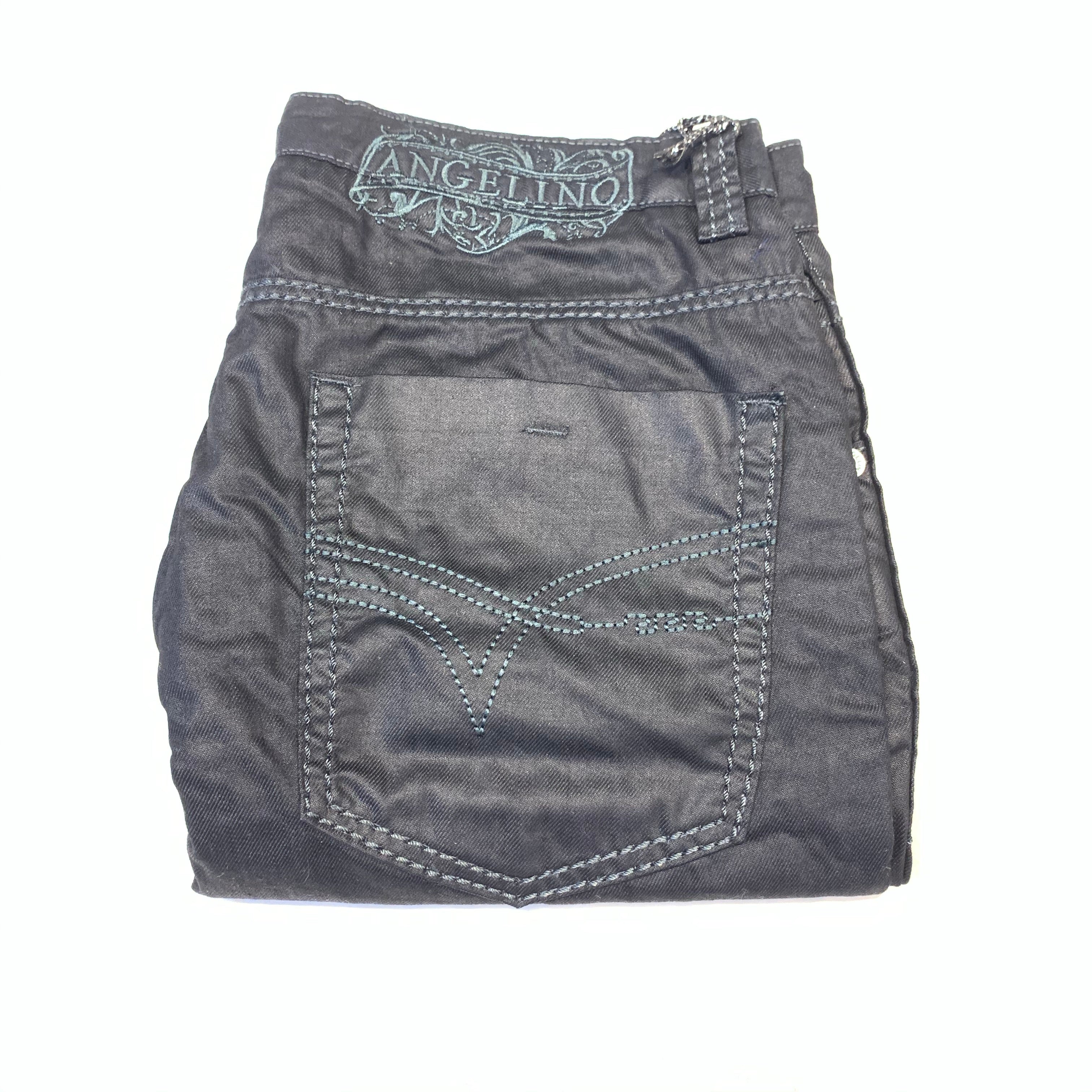Angelino 'Paco' Charcoal High End Denim Pants - Image 3