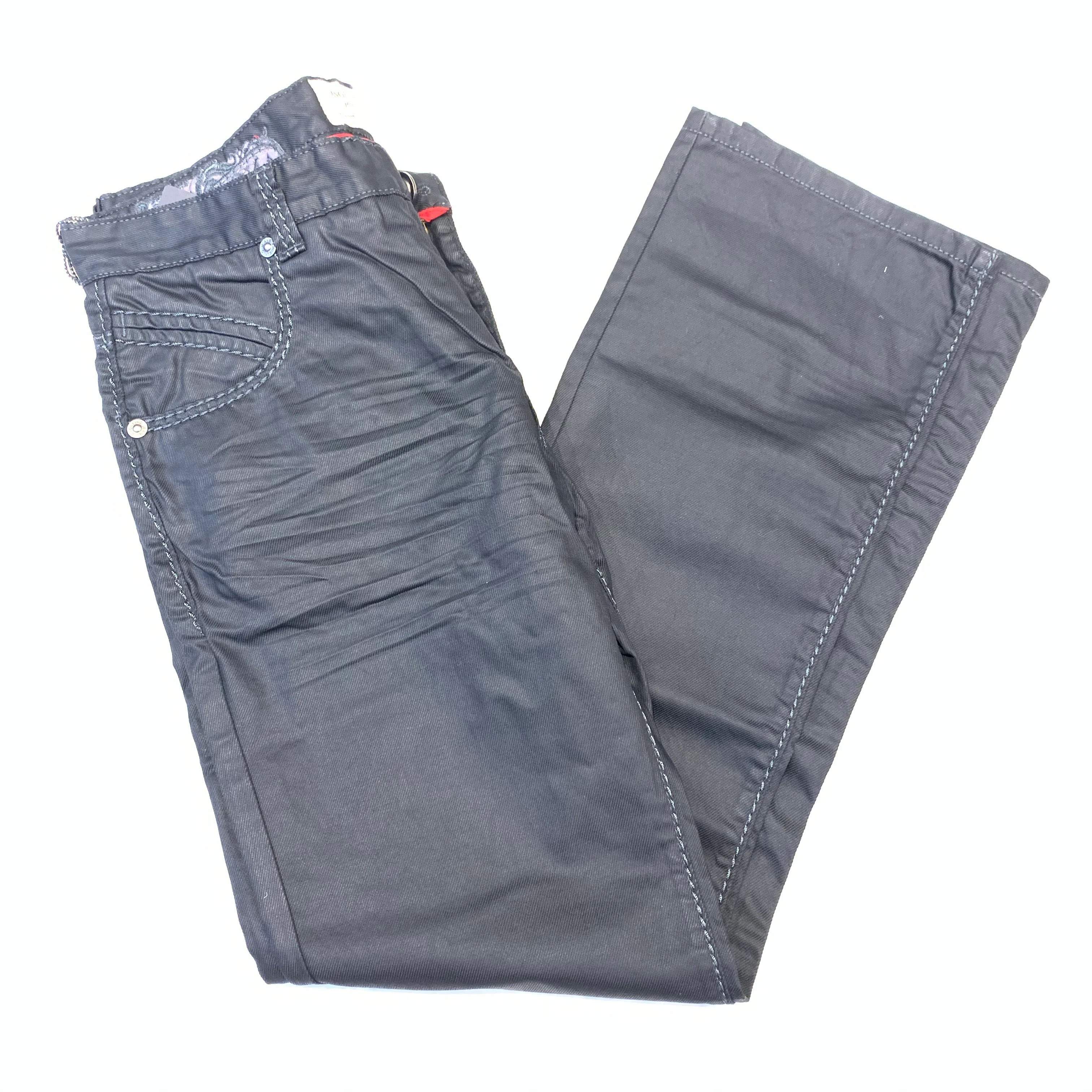 Angelino 'Paco' Charcoal High End Denim Pants - Image 5