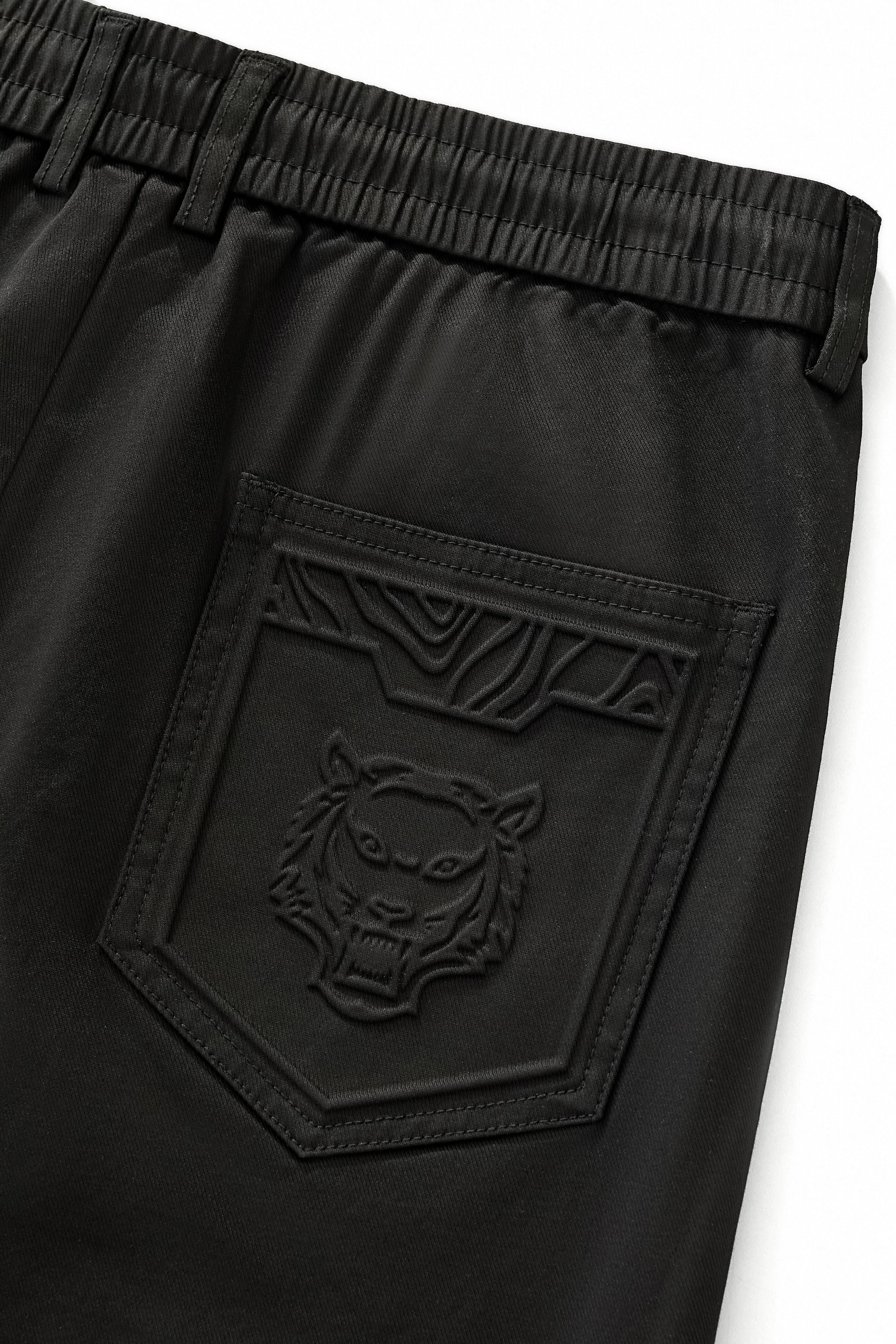 Apex Drawstring Stretch Pants BLACK - Image 7