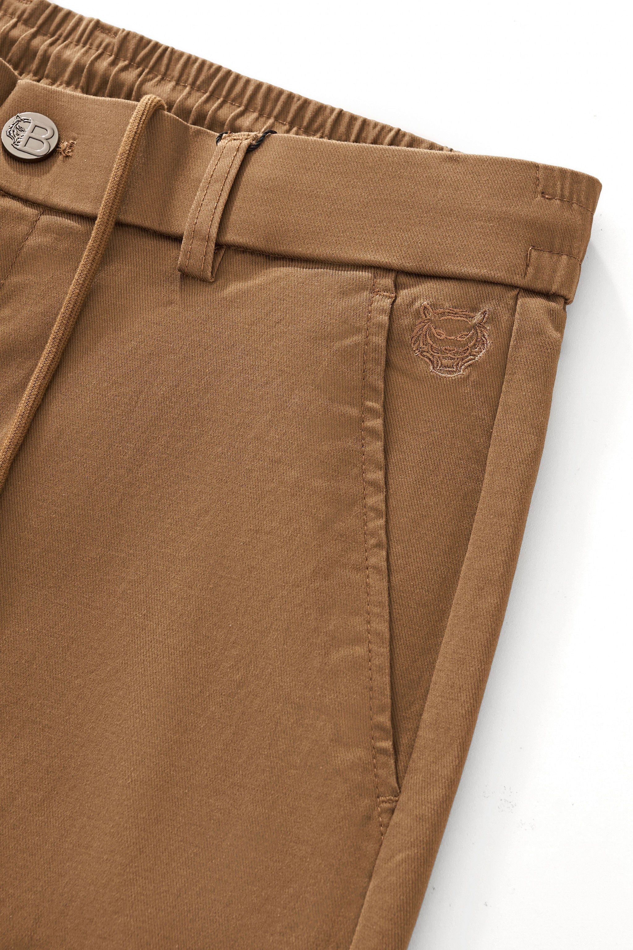 Apex Drawstring Stretch Pants KHAKI - Image 4