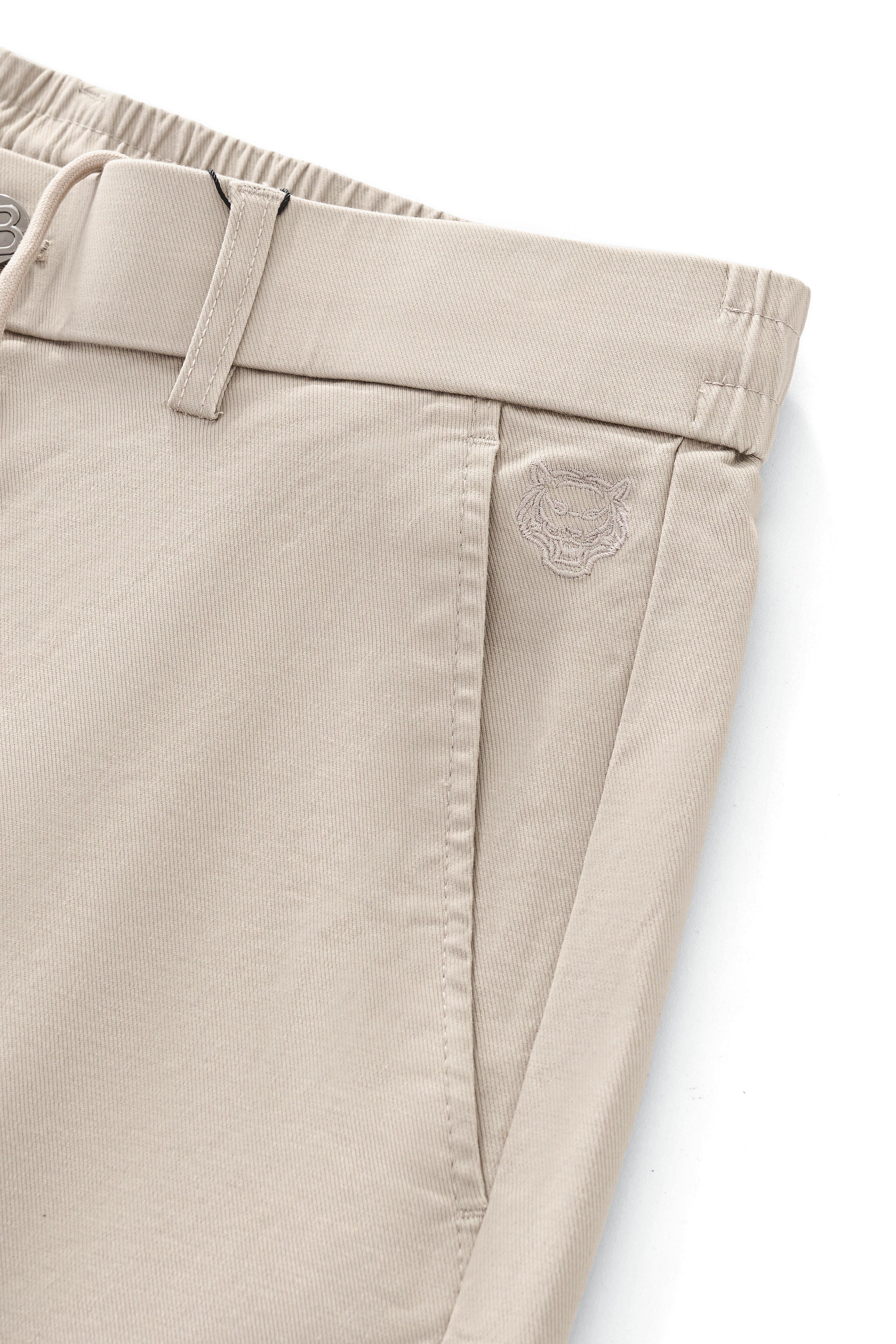 Apex Drawstring Stretch Shorts BEIGE - Image 4