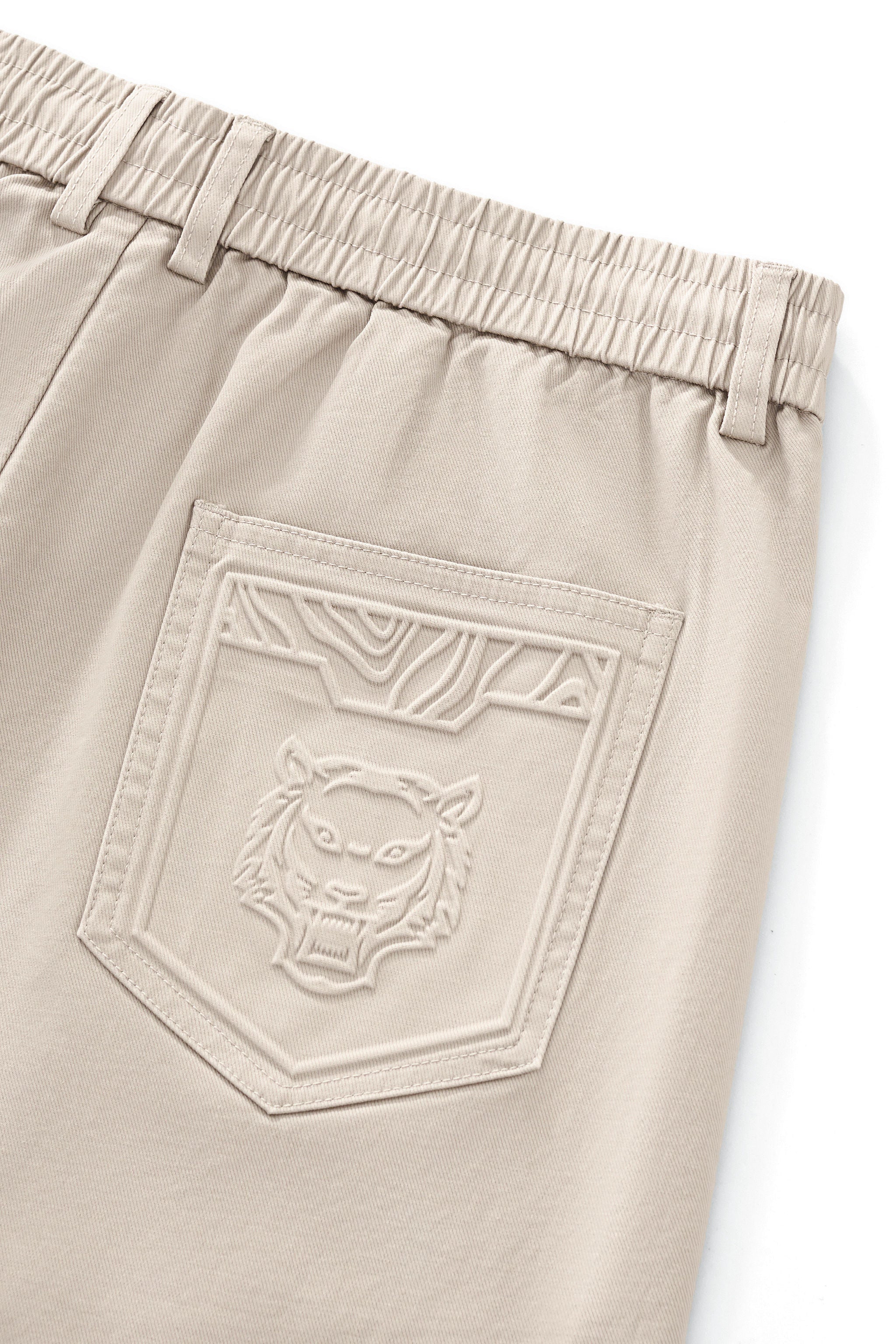 Apex Drawstring Stretch Shorts BEIGE - Image 8