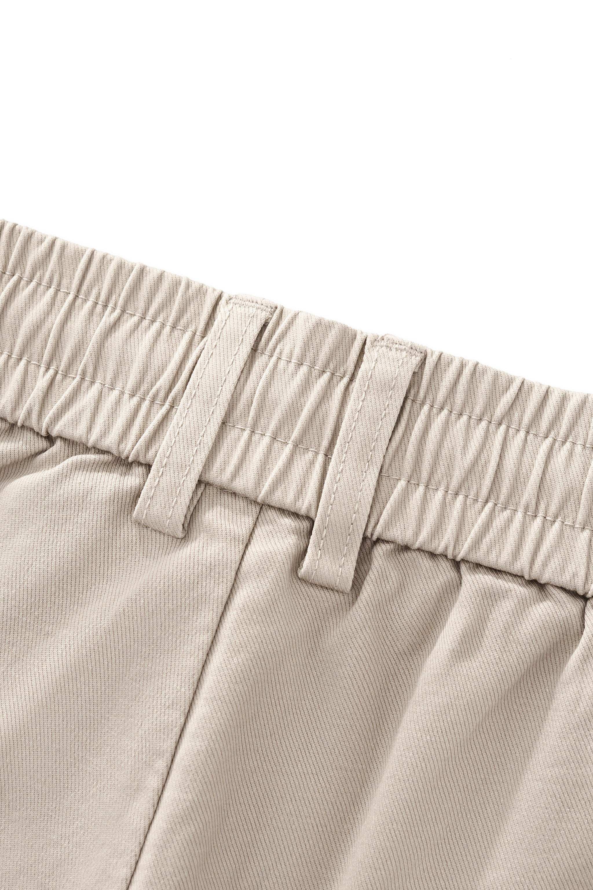 Apex Drawstring Stretch Shorts BEIGE - Image 9