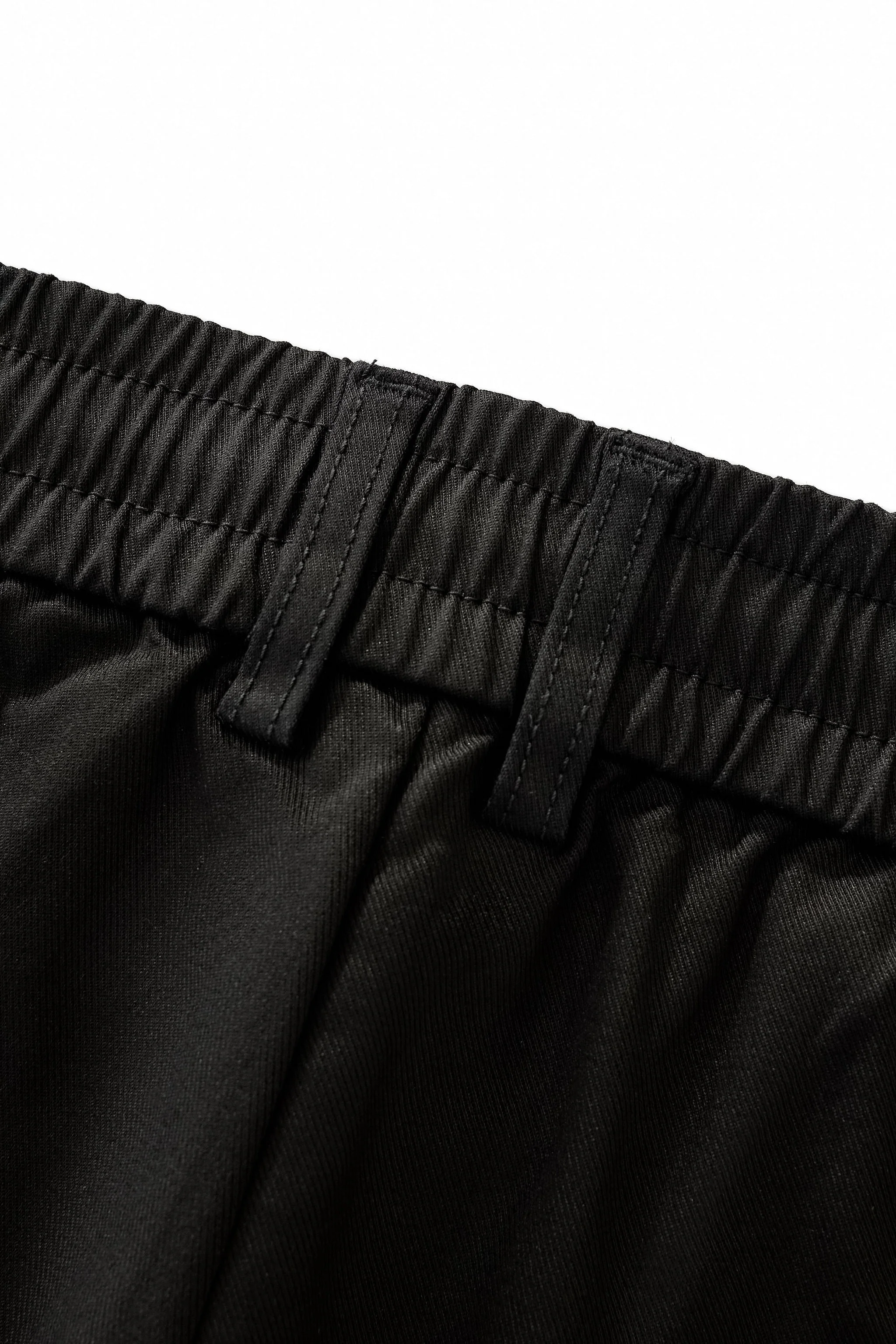 Apex Drawstring Stretch Shorts BLACK - Image 9