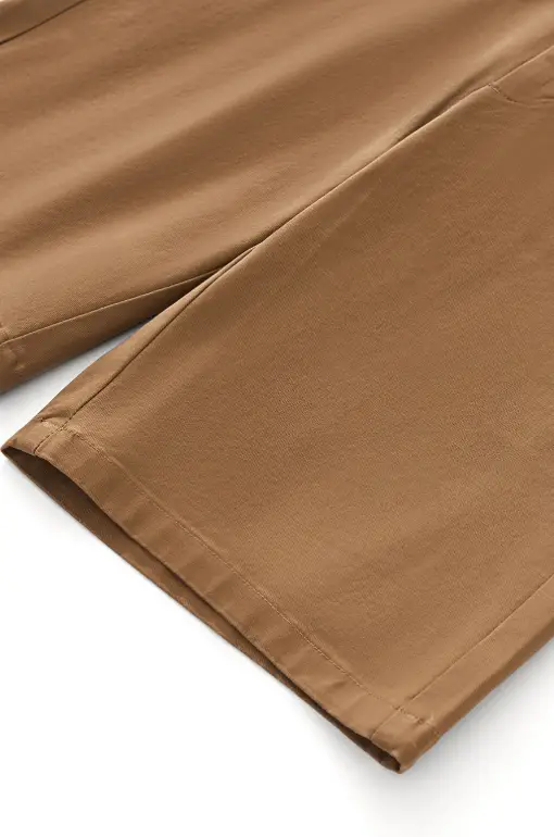 Apex Drawstring Stretch Shorts KHAKI - Image 10