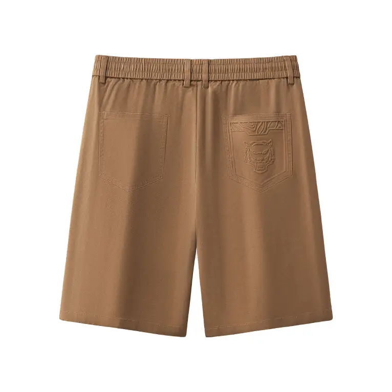 Apex Drawstring Stretch Shorts KHAKI - Image 2