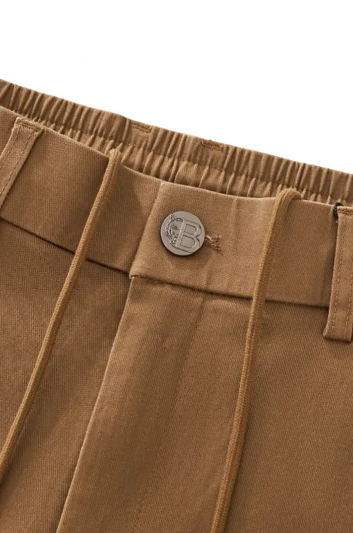 Apex Drawstring Stretch Shorts KHAKI - Image 3