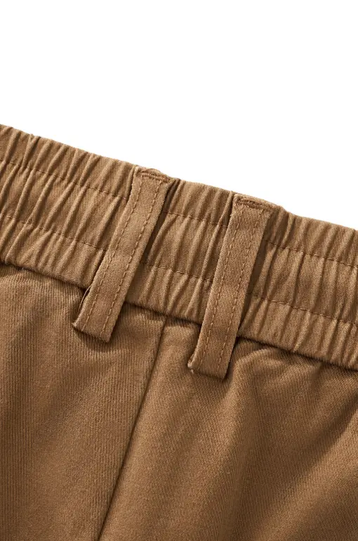 Apex Drawstring Stretch Shorts KHAKI - Image 9