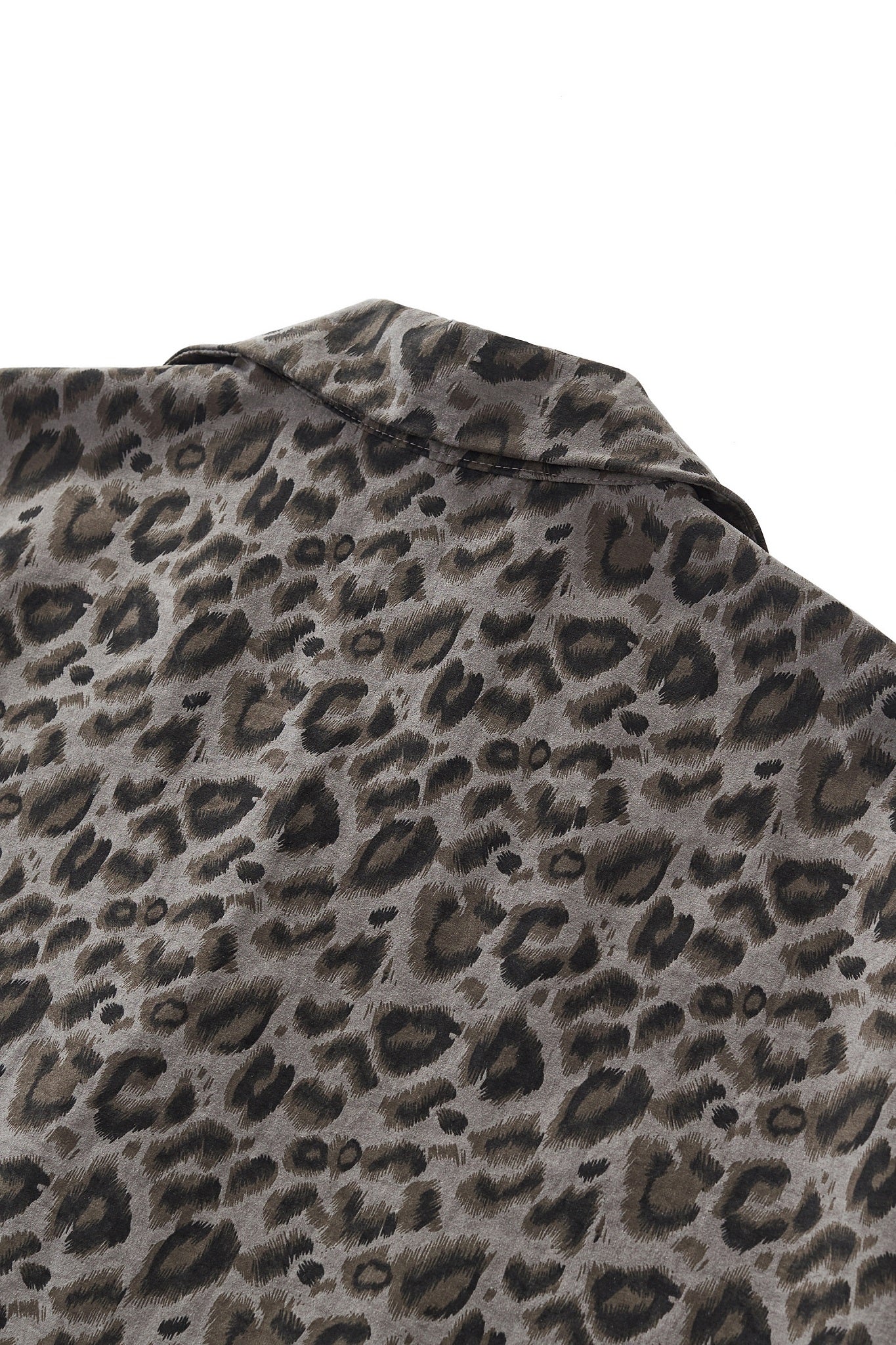 Arden Camp Collar Shirt GREY - Image 5