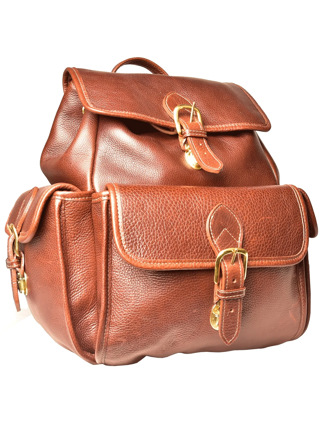 Aston Leather 535BP Brown Valley Backpack - Image 4