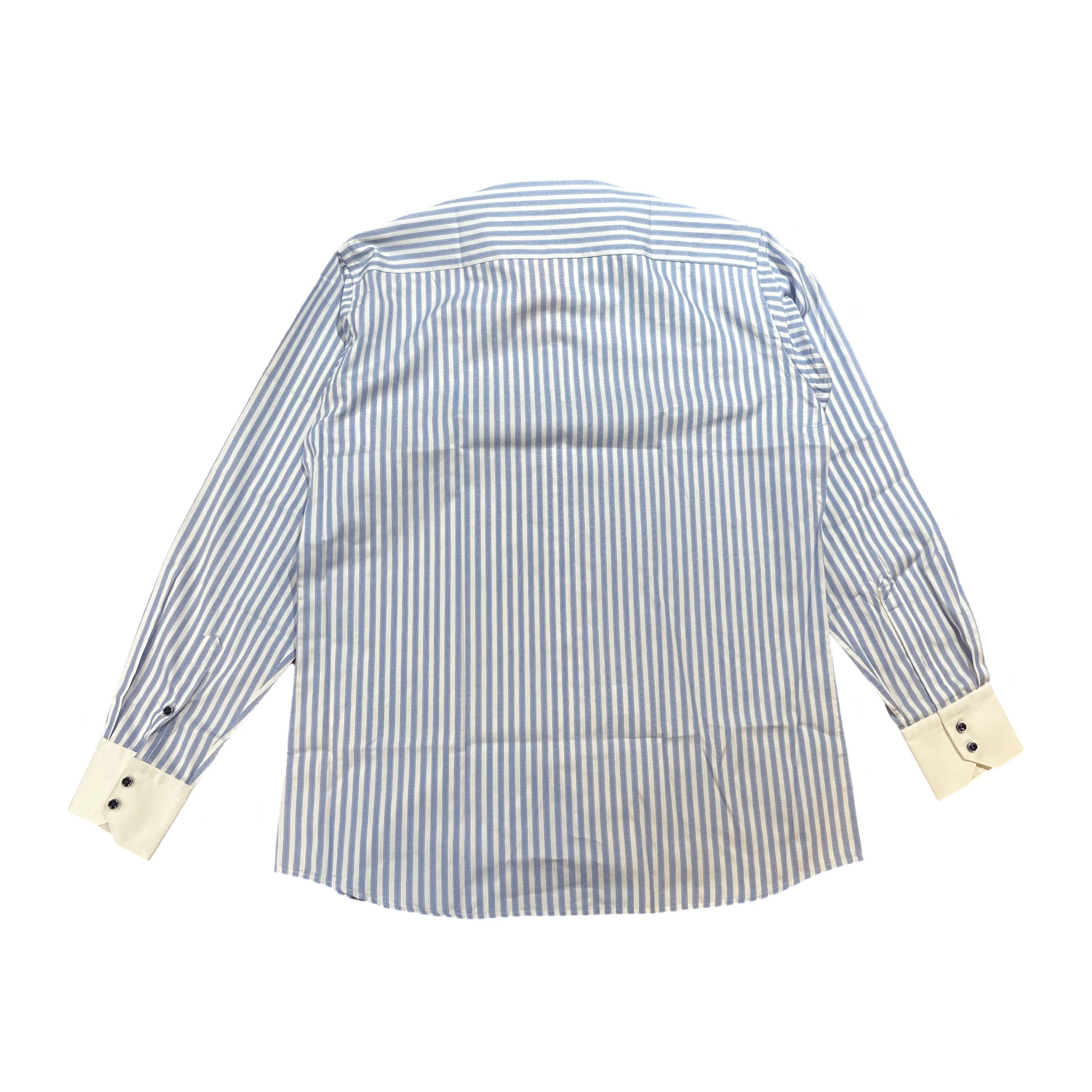 Axxess Blue Gem Stripes Button Up Shirt - Image 2