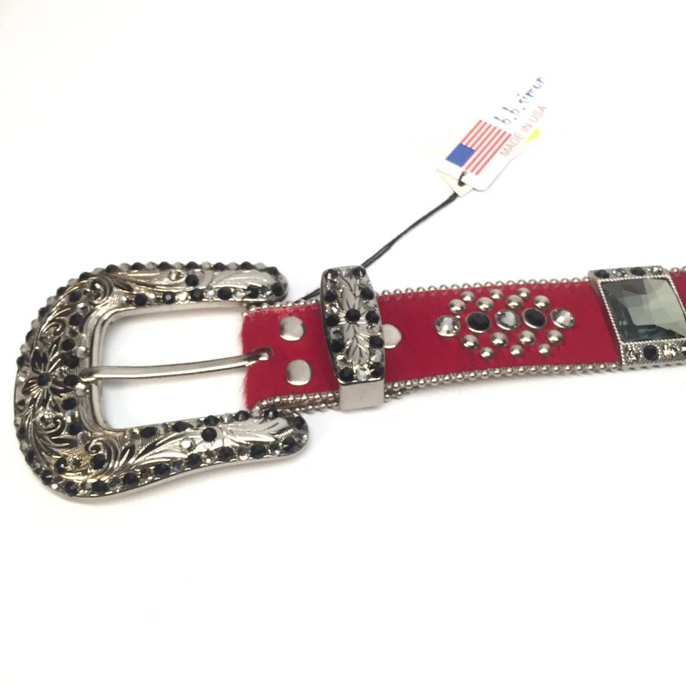 b.b. Simon 4045 Red Crystal Belt - Image 2