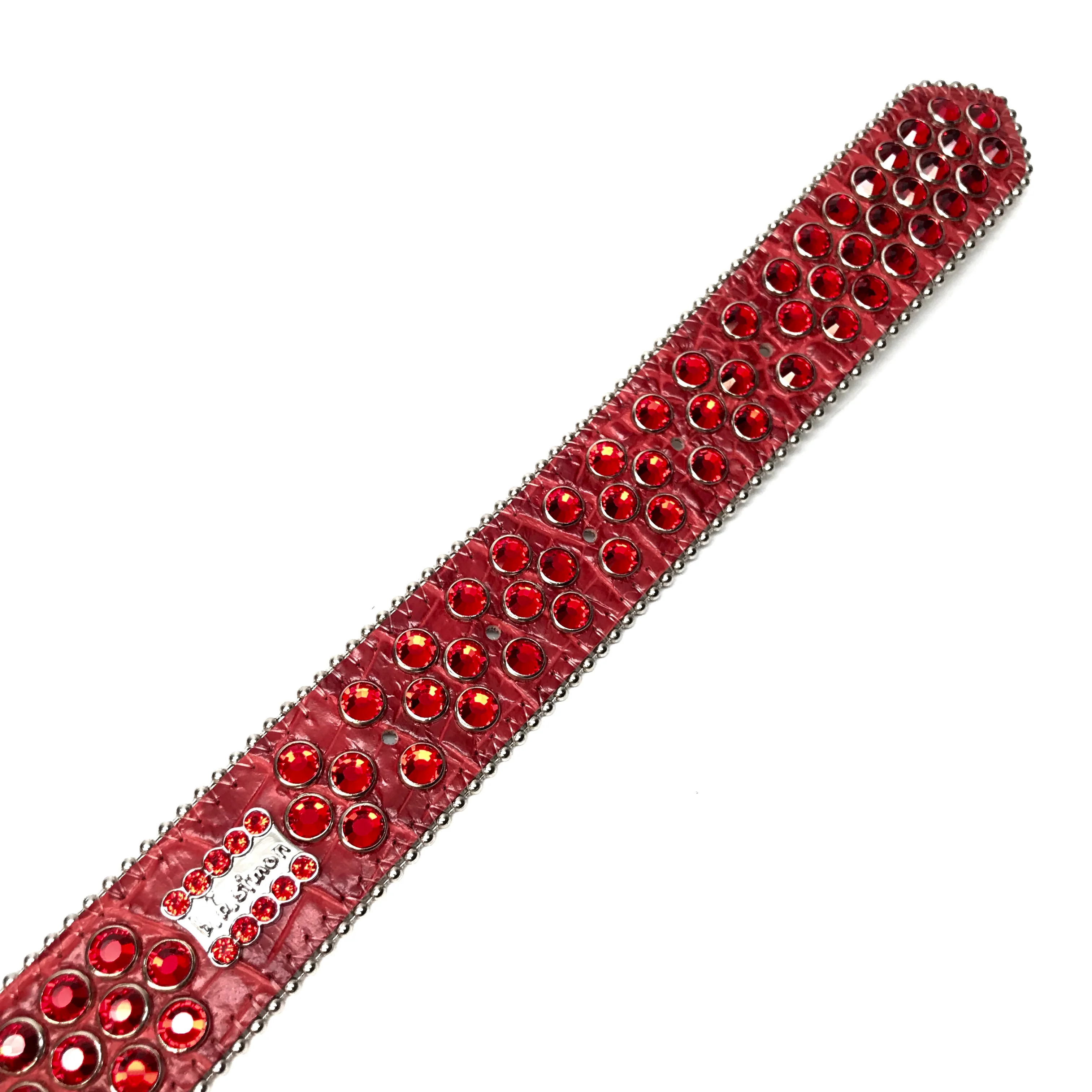 b.b. Simon '8 Ball' Blood Red Crystal Belt - Image 4