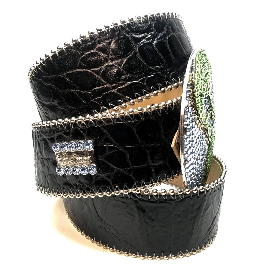 b.b. Simon 'Black Globe' Crystal Belt - Image 2