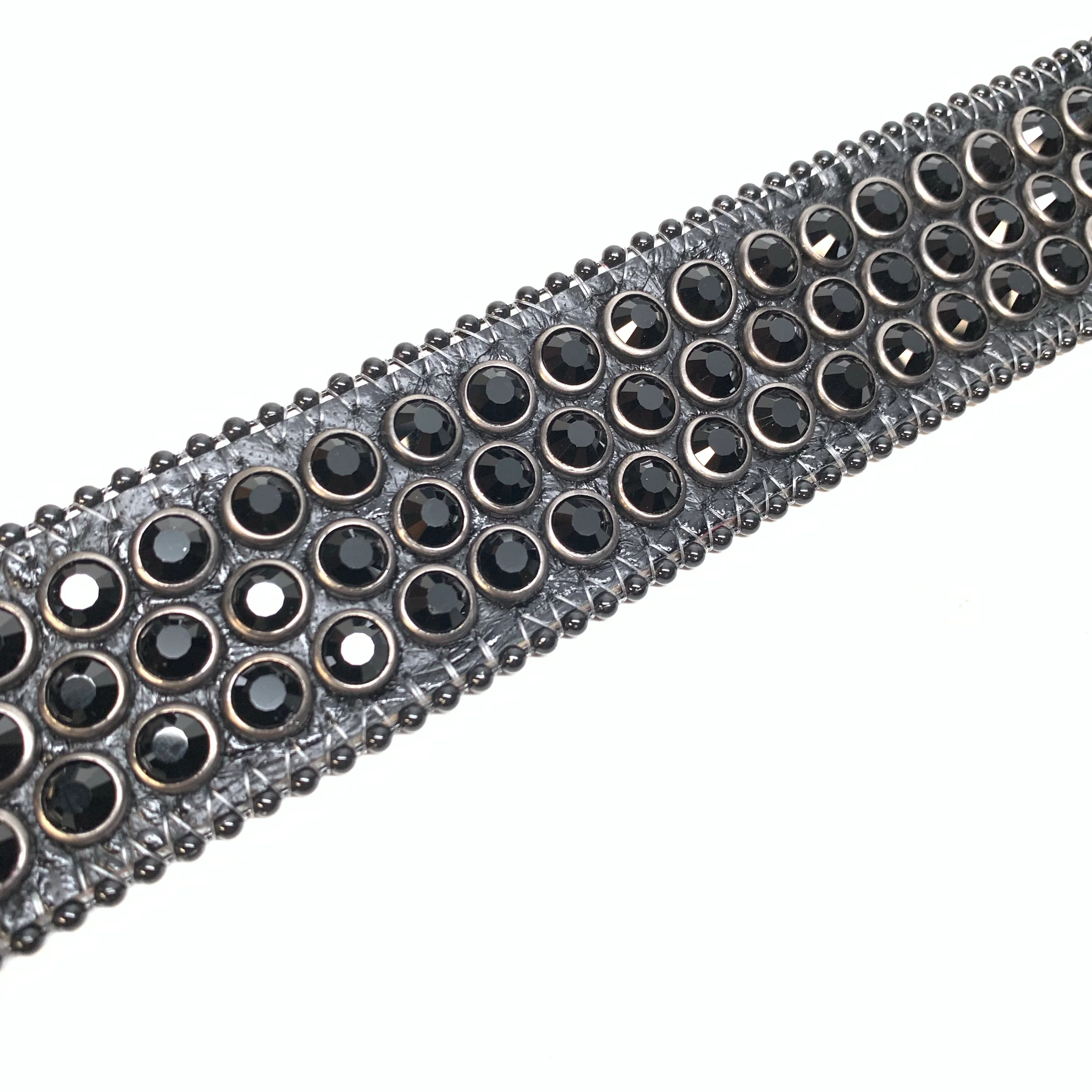 b.b. Simon Blackout Khayyam Fully Loaded Crystal Belt - Image 6