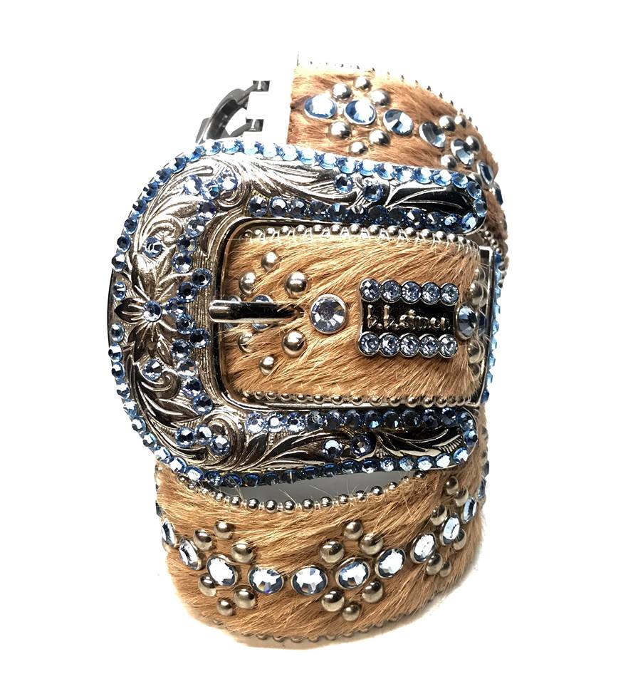 b.b. Simon 'Blue Brown Link' Pony Crystal Belt - Image 3
