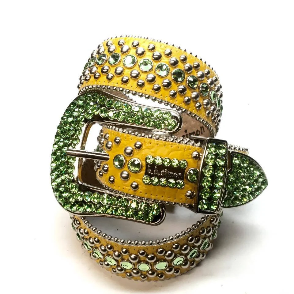 b.b. Simon "Lime & Lemon" Crystal Belt - Image 2