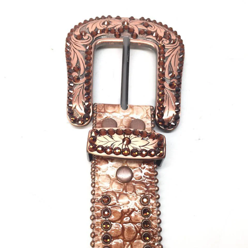 b.b. Simon 'Caramel Candy' Crystal Belt - Image 3