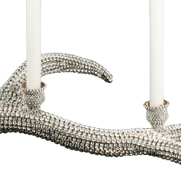b.b. Simon CDH-220 Crystal Candle Holder - Image 4