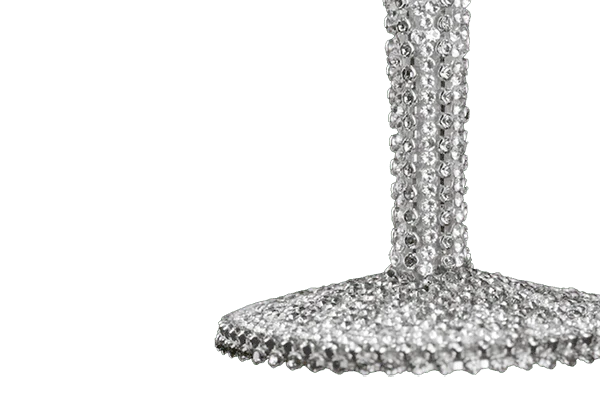 b.b. Simon CUP-509 CLEAR Black Diamond Martini Glass - Image 3