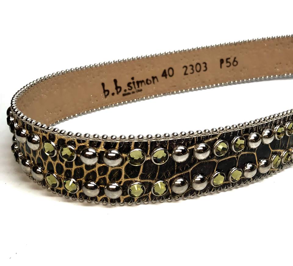 b.b. Simon 'Double Lime' Crystal Belt - Image 6