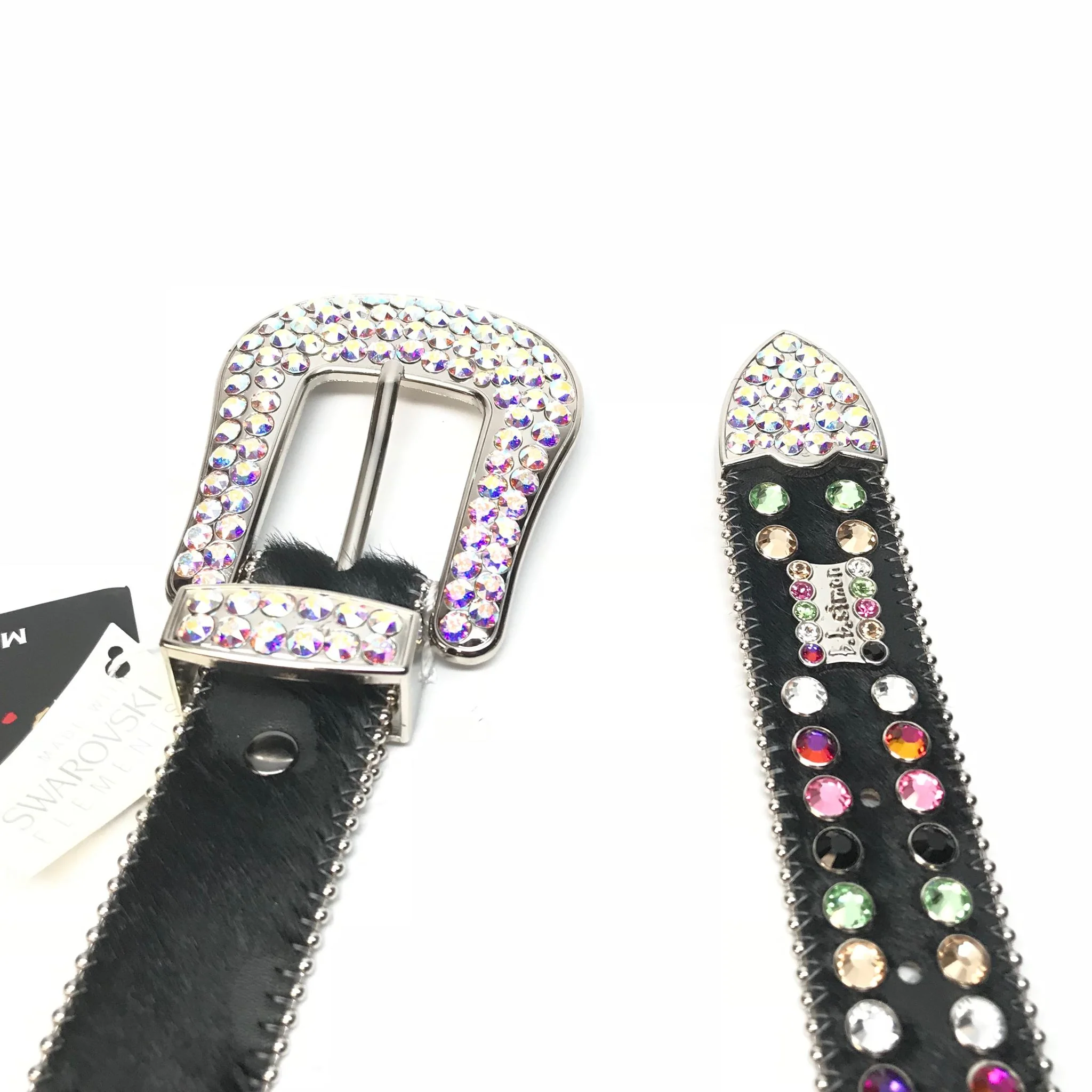 b.b. Simon Double Row Pony Crystal Belt - Image 2