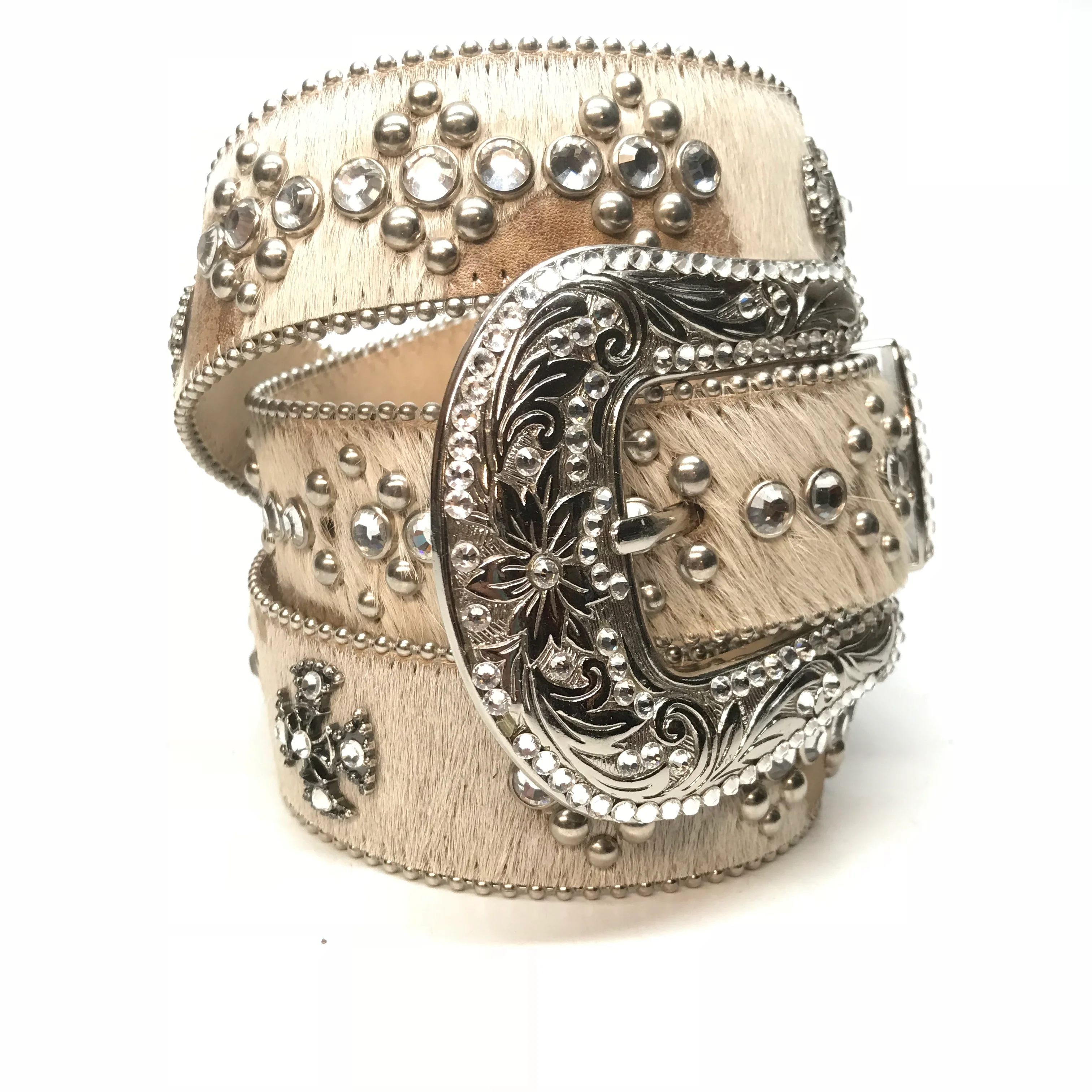 b.b. Simon 'Dune Cross Pattée' Pony Crystal Belt - Image 2