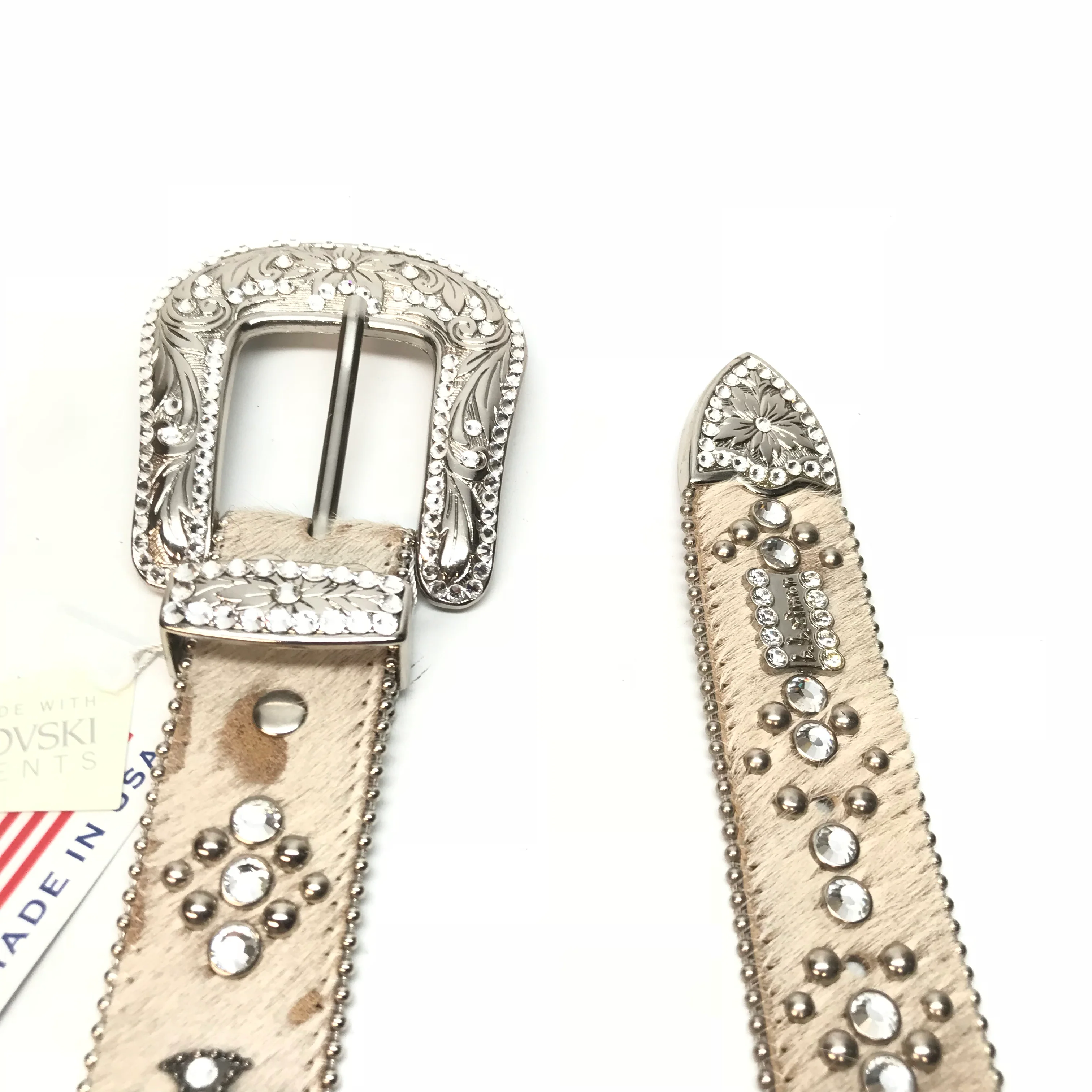b.b. Simon 'Dune Cross Pattée' Pony Crystal Belt - Image 5