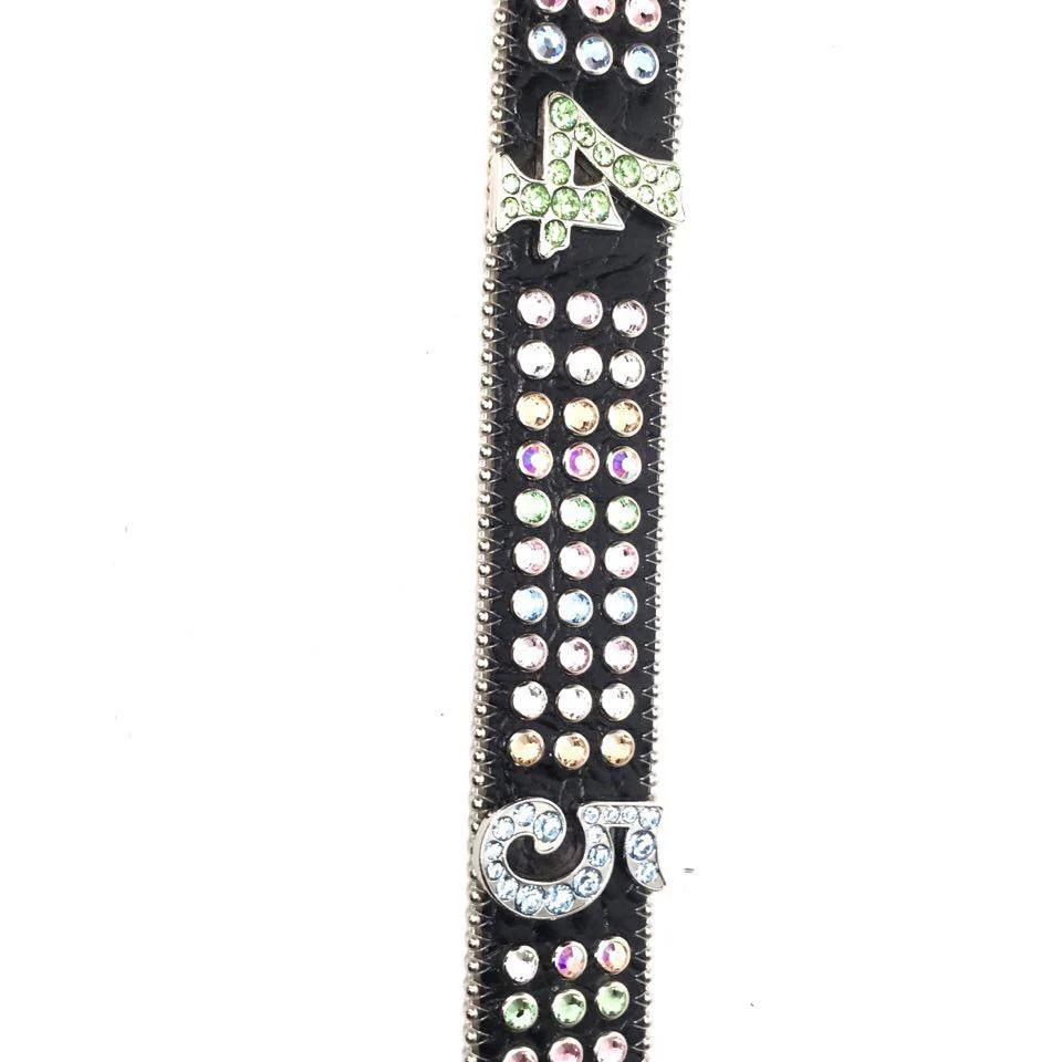 b.b. Simon Fully Loaded 'Numbers' Swarovski Crystal Belt - Image 2