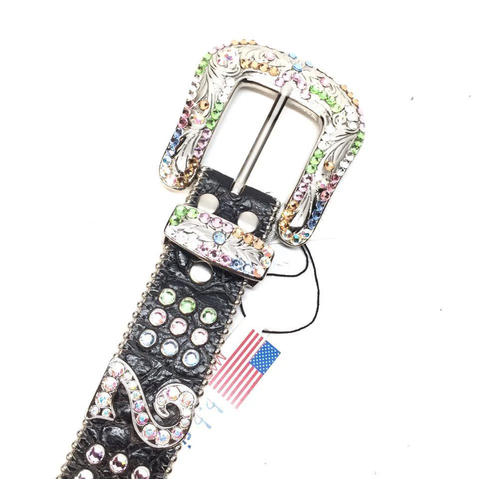 b.b. Simon Fully Loaded 'Numbers' Swarovski Crystal Belt - Image 3