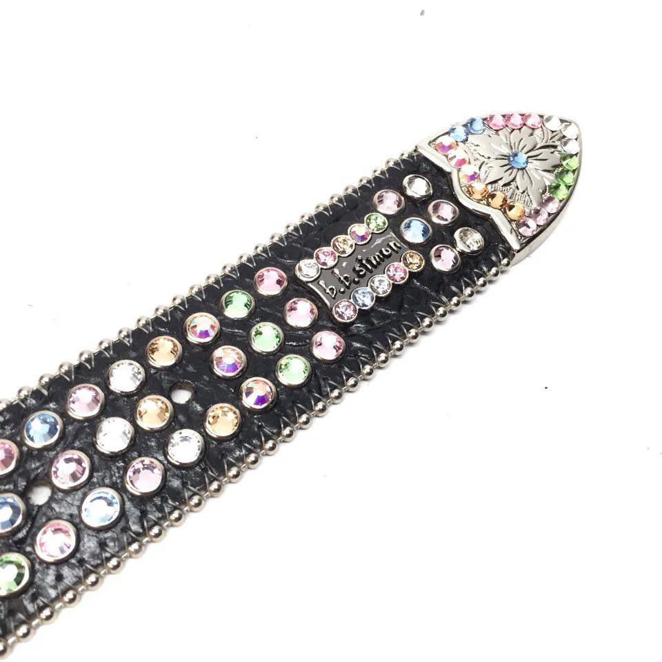 b.b. Simon Fully Loaded 'Numbers' Swarovski Crystal Belt - Image 4