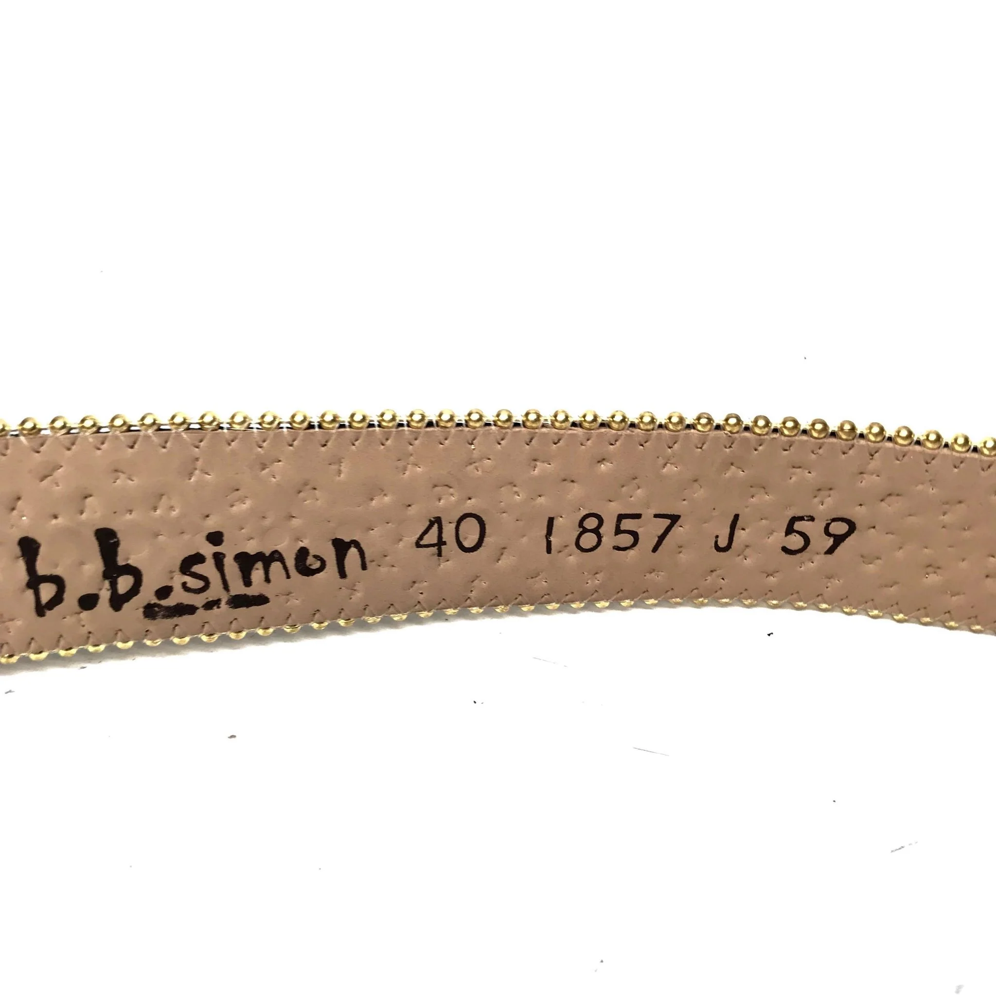b.b. Simon 'ORO Negro' Studded Crystal Belt - Image 6