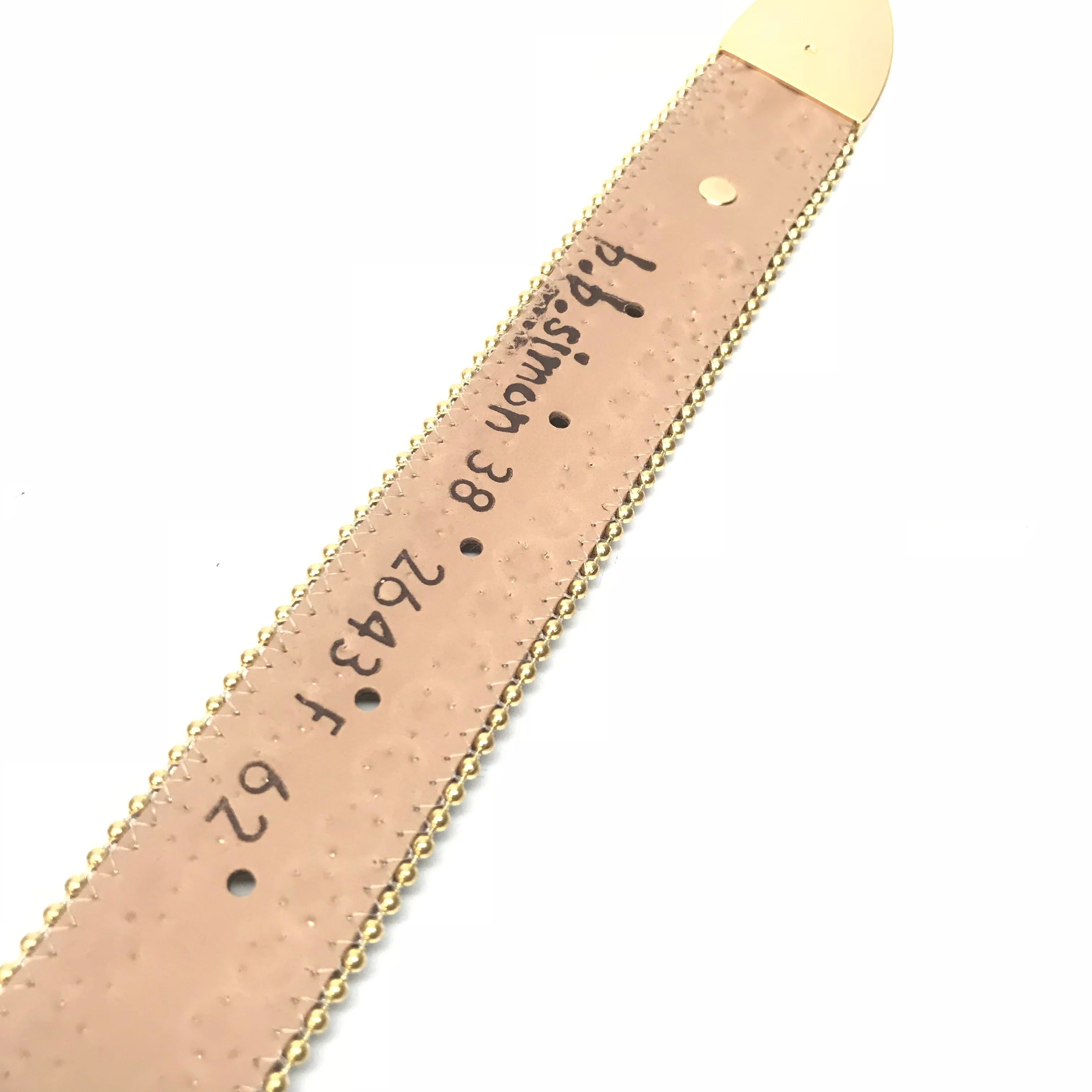 b.b. Simon 'Gold Universe' Big Block Crystal Belt - Image 10