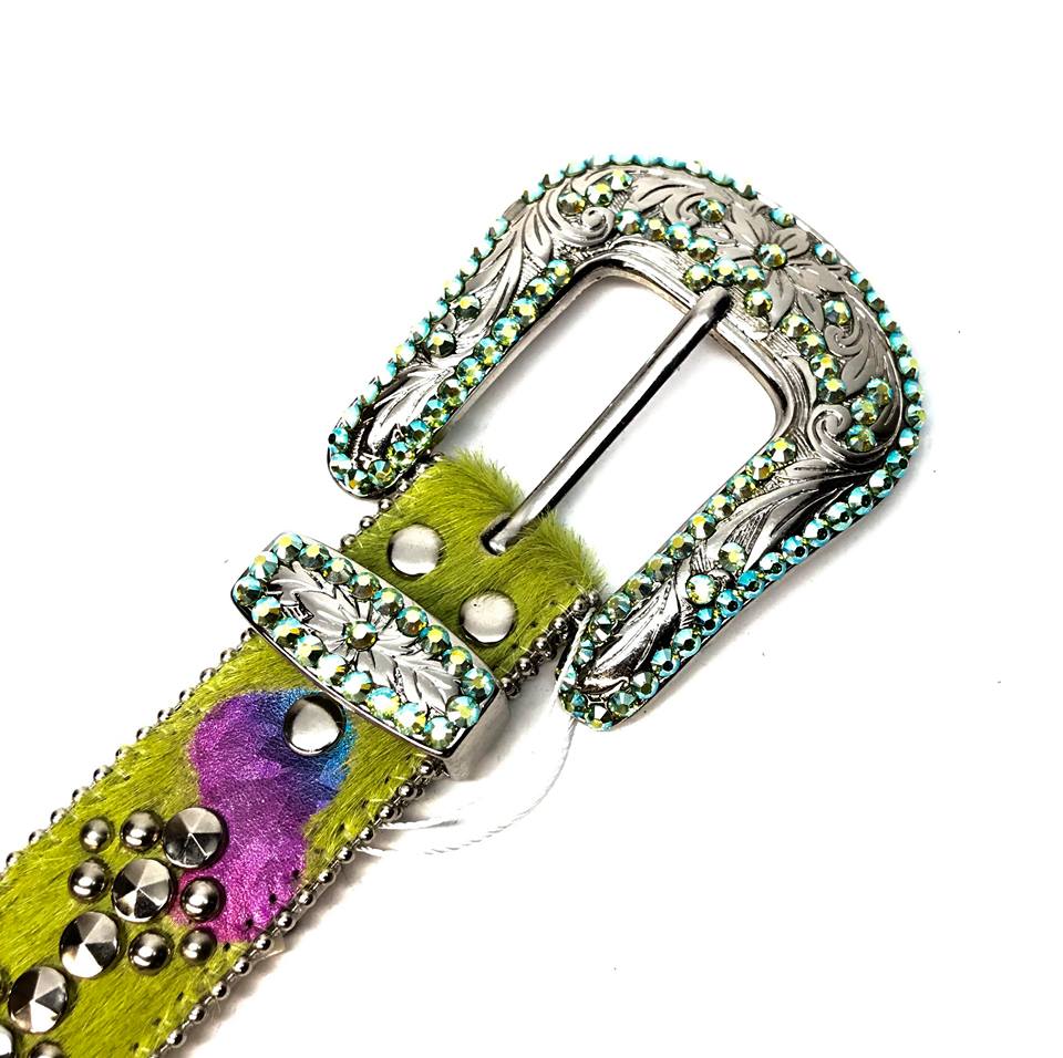 b.b. Simon 'Green Heart' Pony Crystal Belt - Image 3