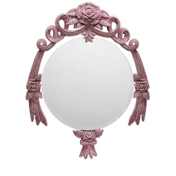 b.b. Simon M-532-LT.Rose Crystal Mirror