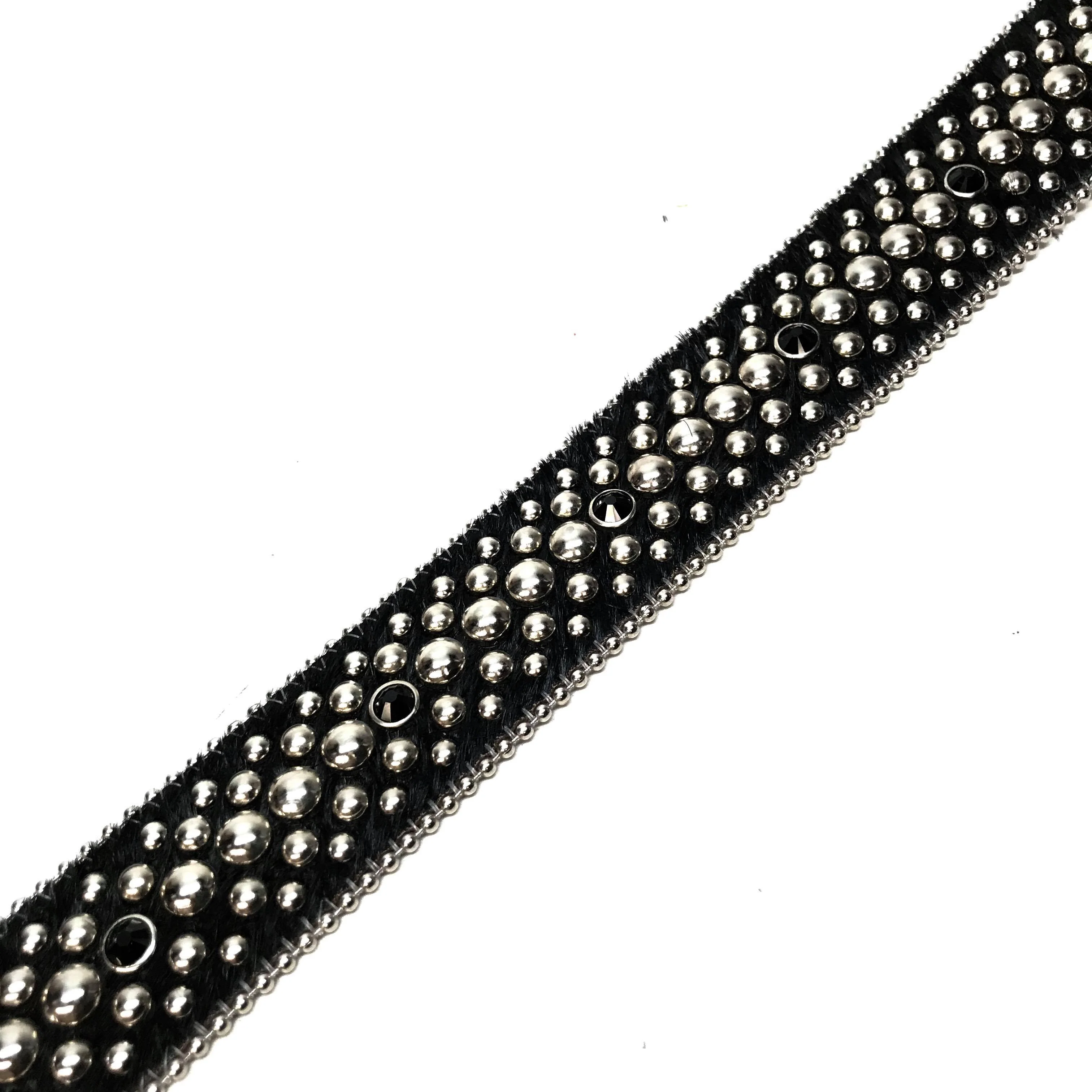 b.b. Simon 'Mixed Studded' Pony Crystal Belt - Image 6