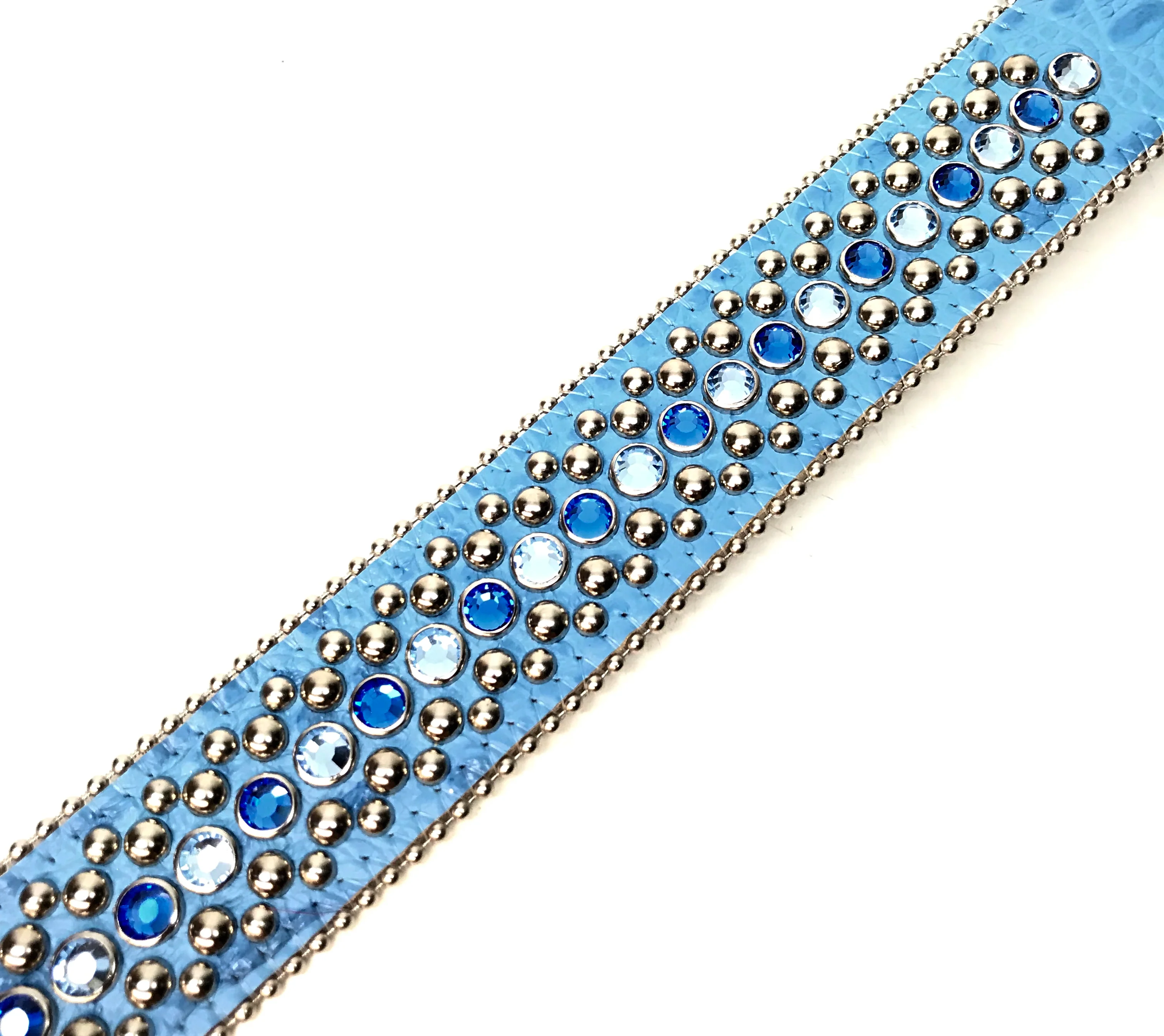 b.b. Simon Ocean Two Tone Crystal Belt - Image 6