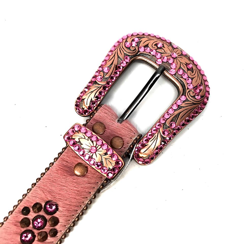 b.b. Simon 'Pink Heart' Pony Crystal Belt - Image 2