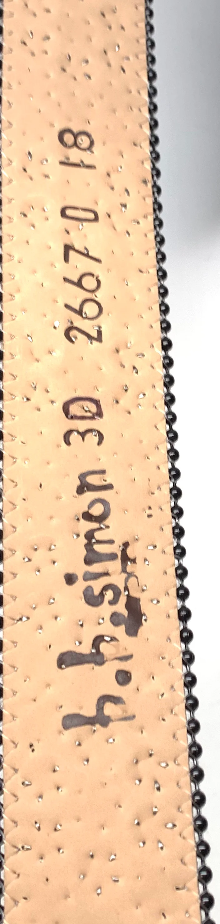 b.b. Simon Platinum Bronze Studded Crystal Belt - Image 7