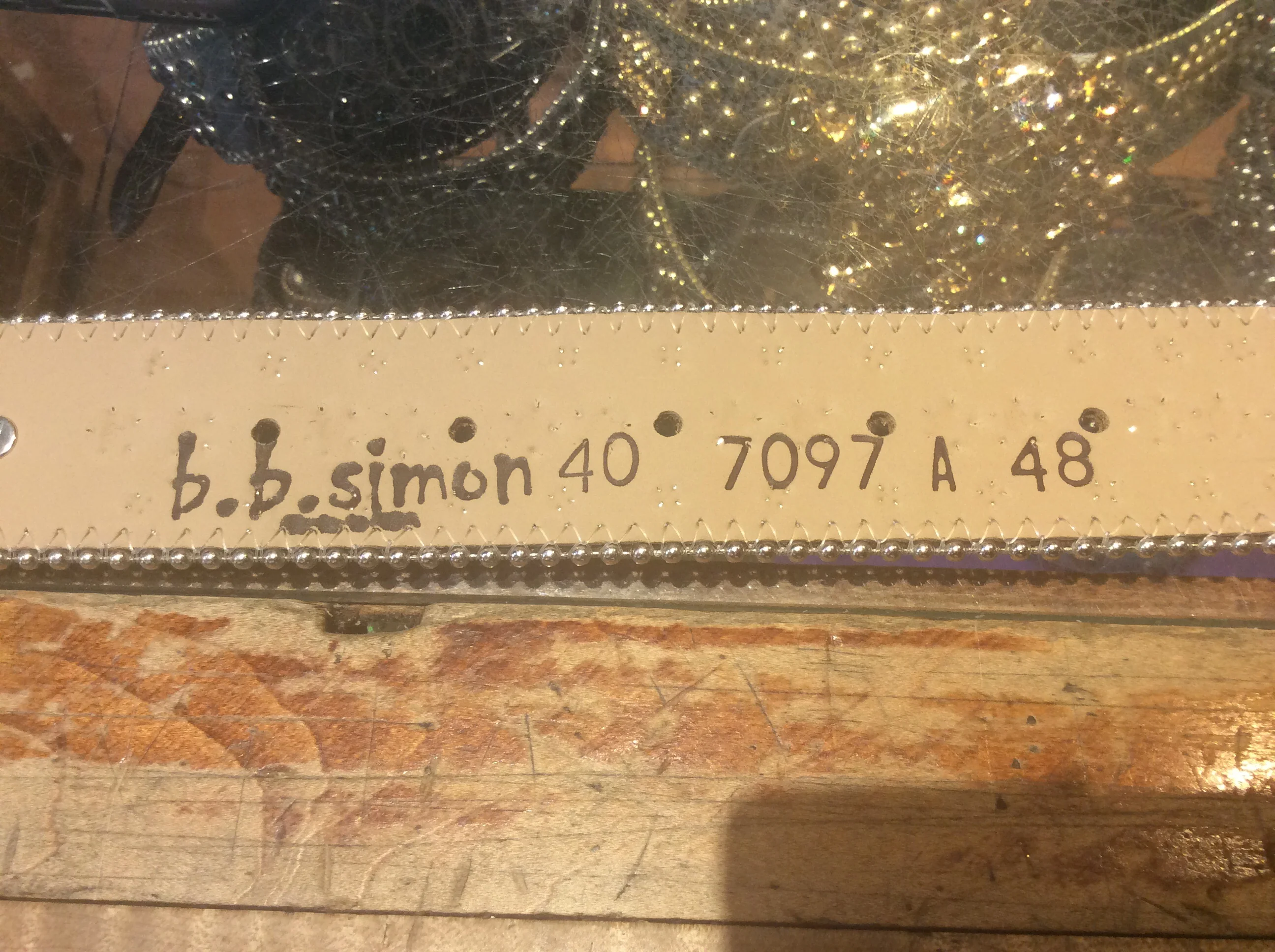 b.b. Simon "Yellow Horseshoe" Crystal Belt - Image 5