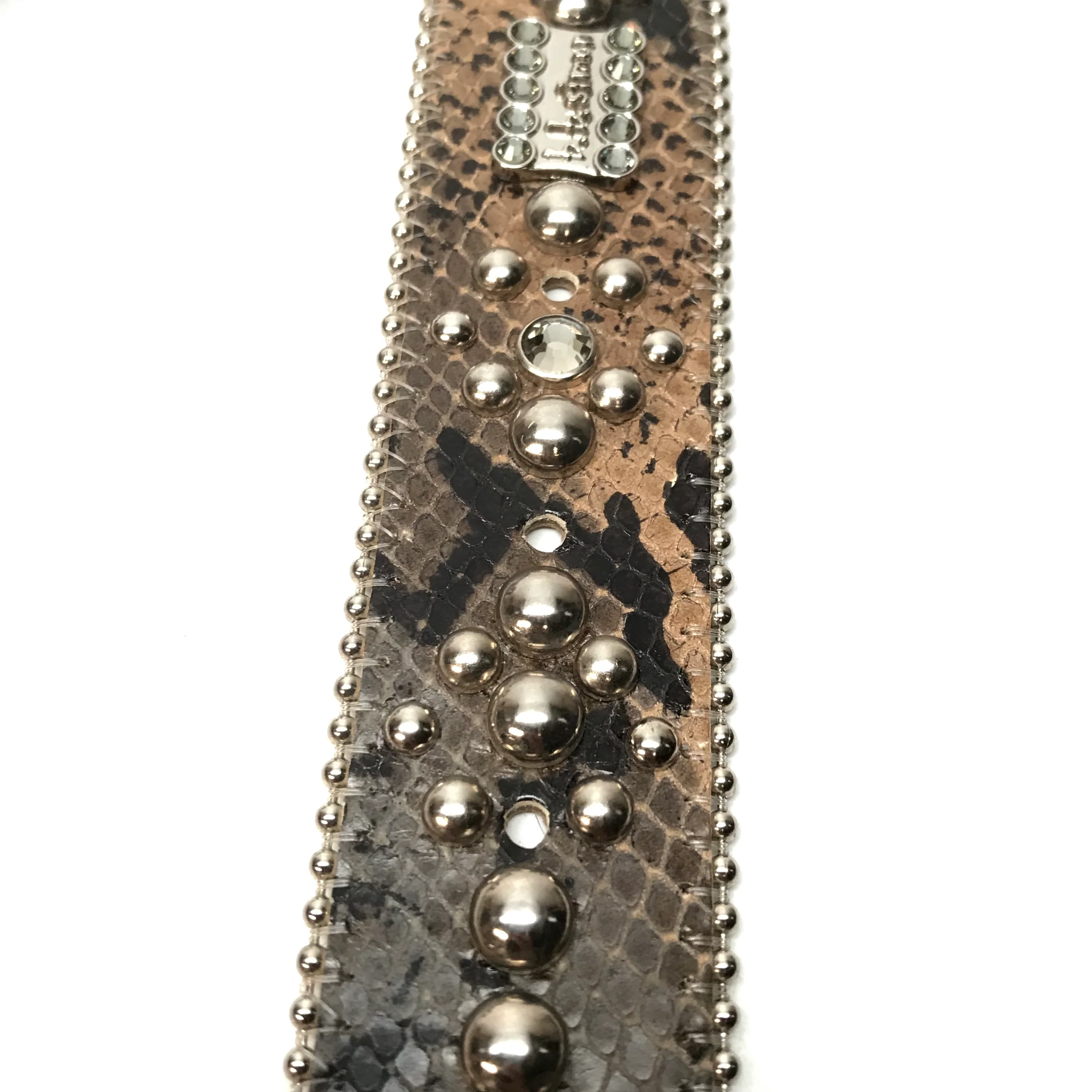 b.b. Simon 'Python Triple Studded' Crystal Belt - Image 4