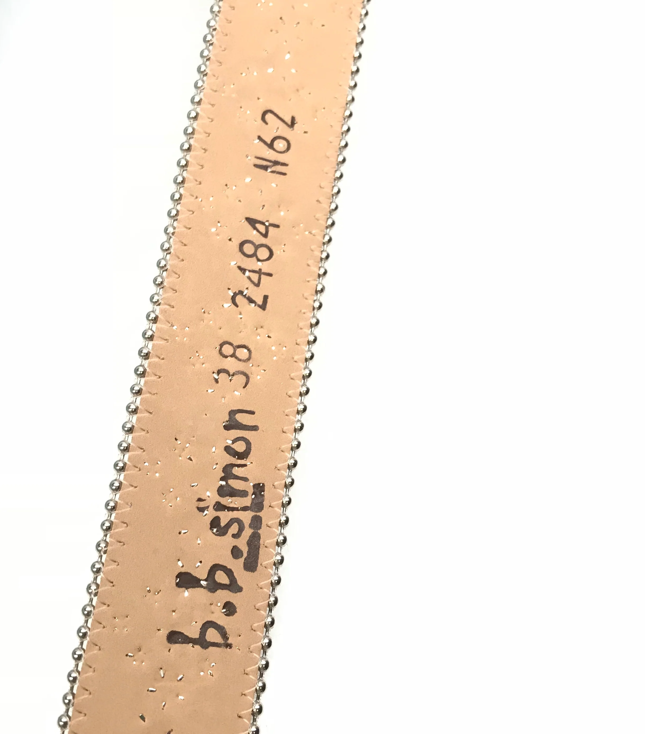 b.b. Simon 'Python Triple Studded' Crystal Belt - Image 6