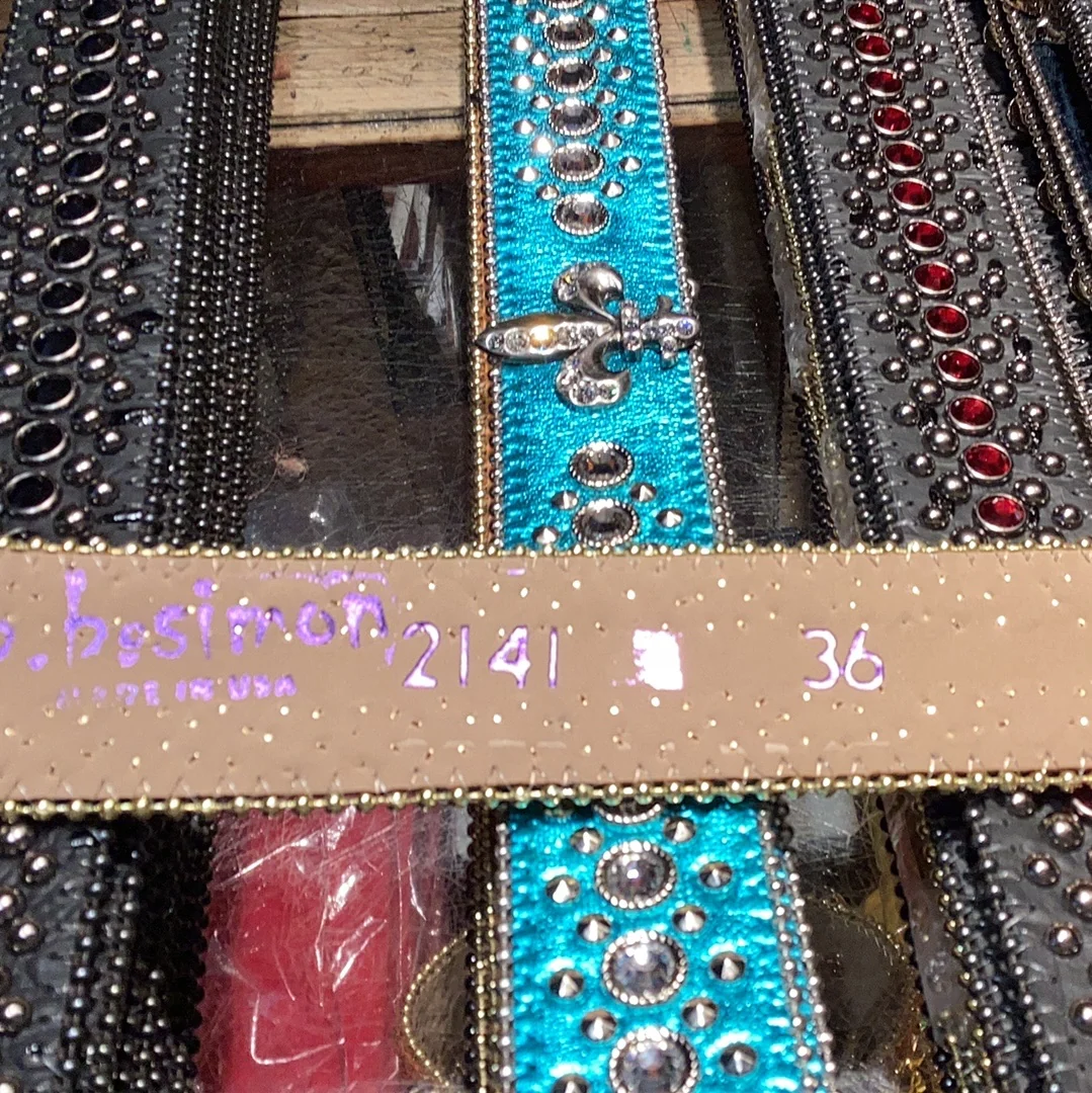 b.b. Simon 'Royal' Swarovski Crystal Studded Belt - Image 5