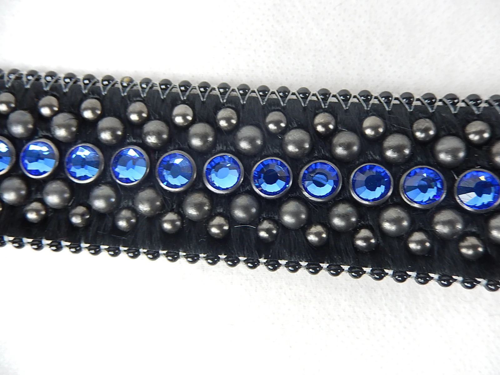b.b. Simon ' Sapphire Royalty' Swarovski Crystal Belt - Image 4
