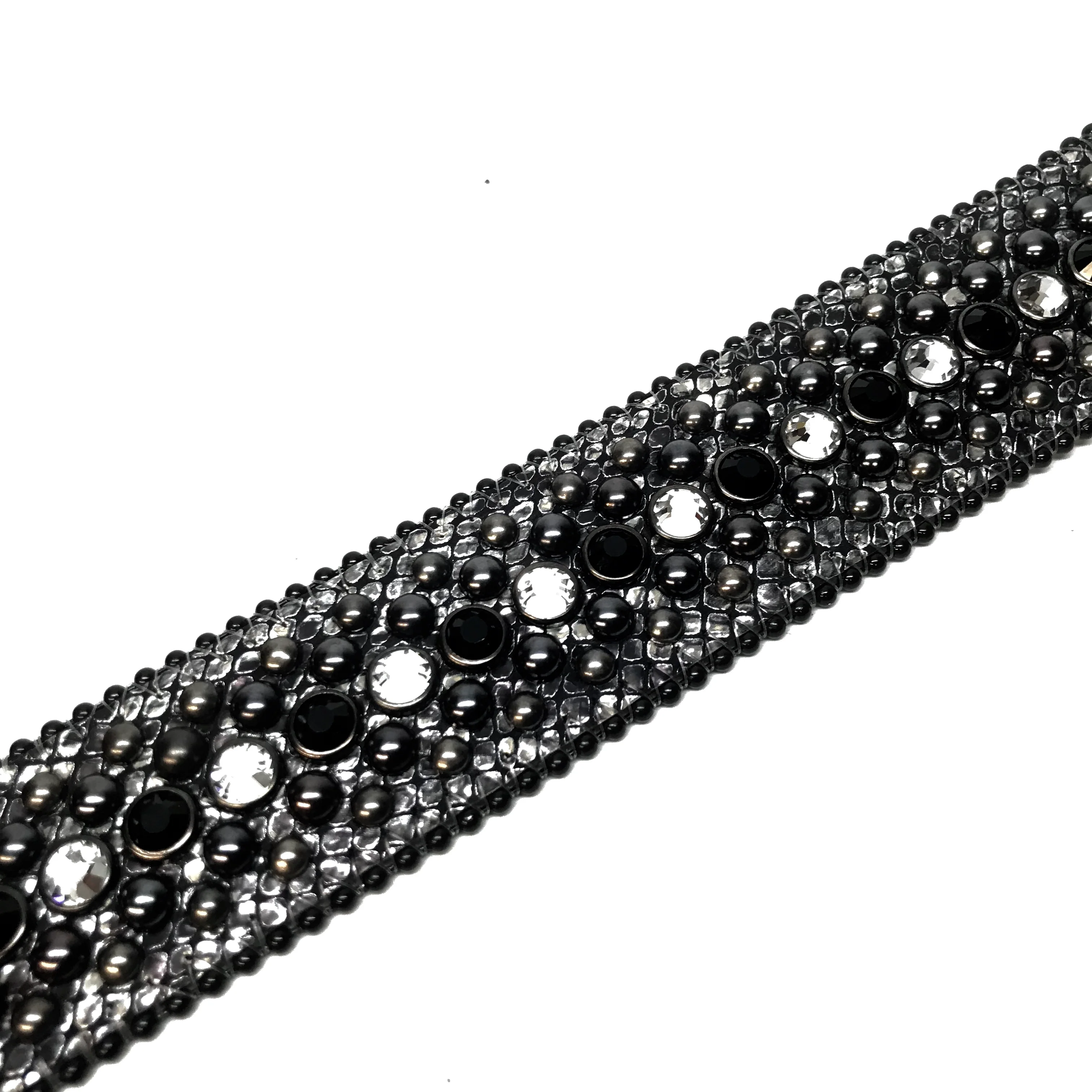 b.b. Simon Silver '8 Ball' Crystal Belt - Image 5